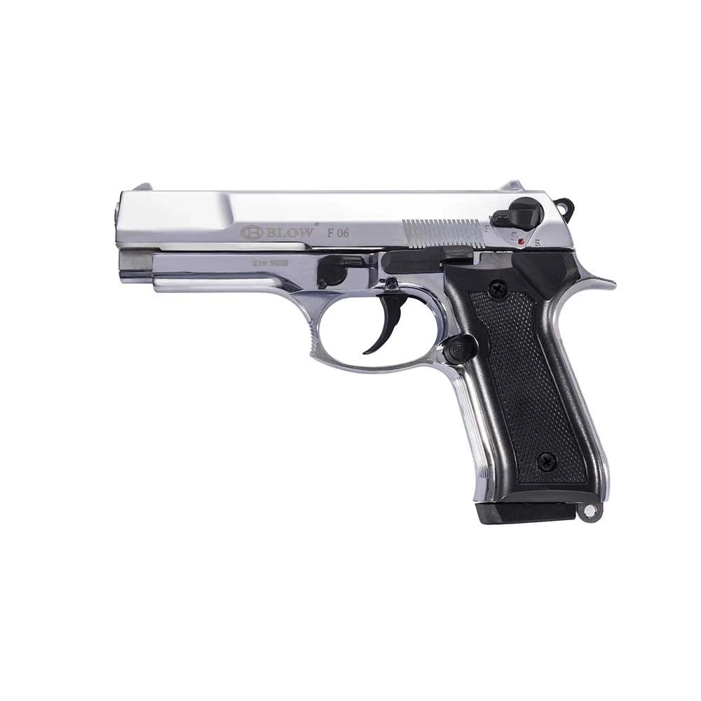 BLOW F06 Kurusıkı Ses Tabancası (9 mm P.A.K. - Parlak Krom)