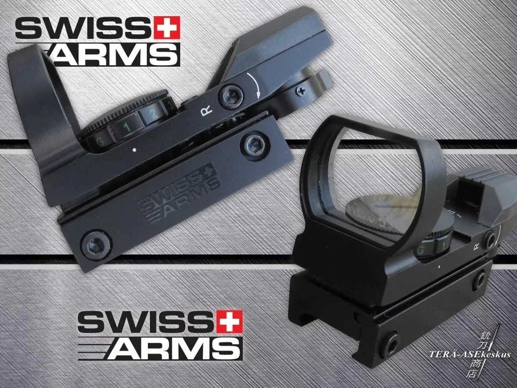 Swiss Arms Red & Green Taktikal Red-Dot Nişangah (22 mm Picatinny Ray Uyumlu)