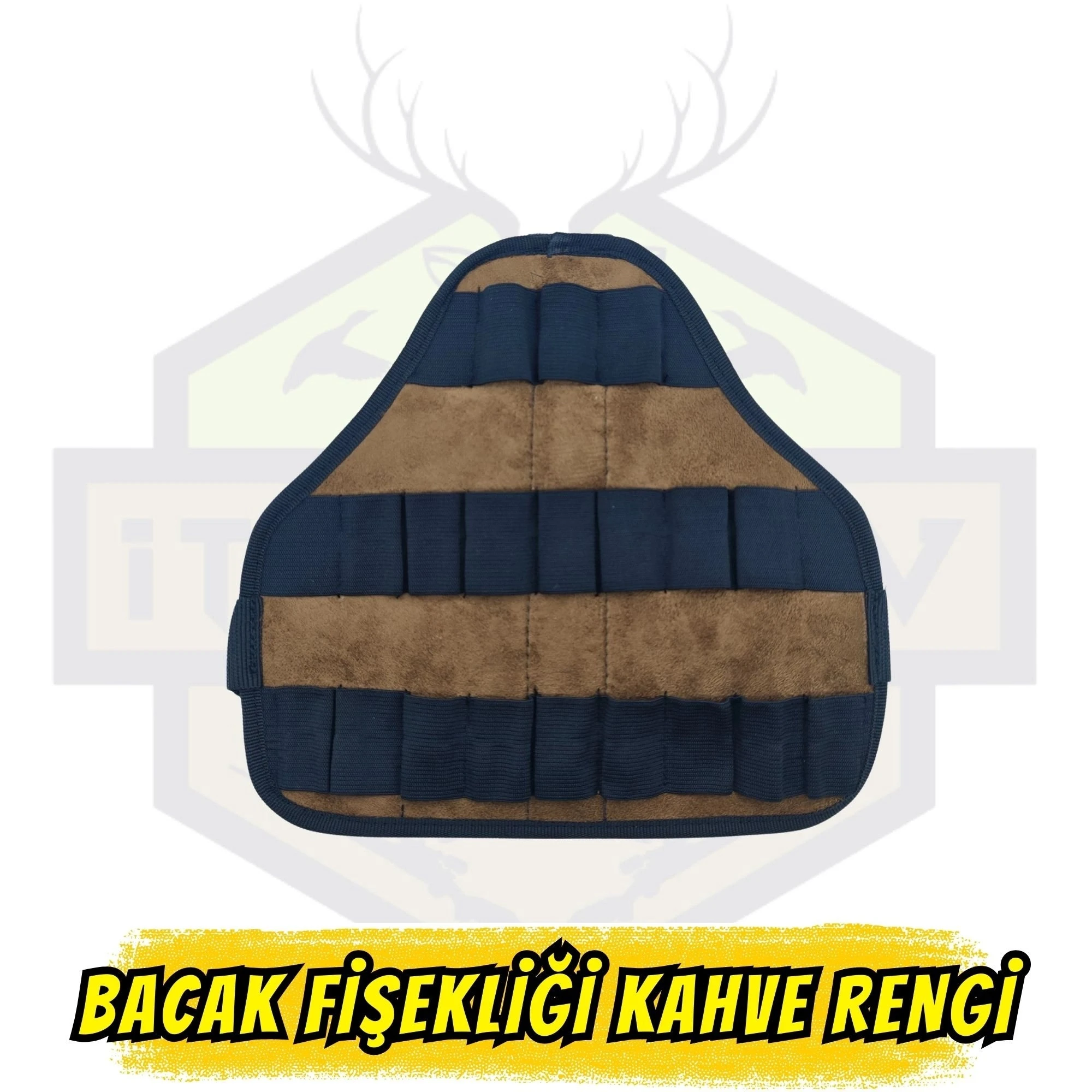 12 Kalibre Taktik Bacak Fişekliği - Kahverengi (Taba / Hızlı Erişim)