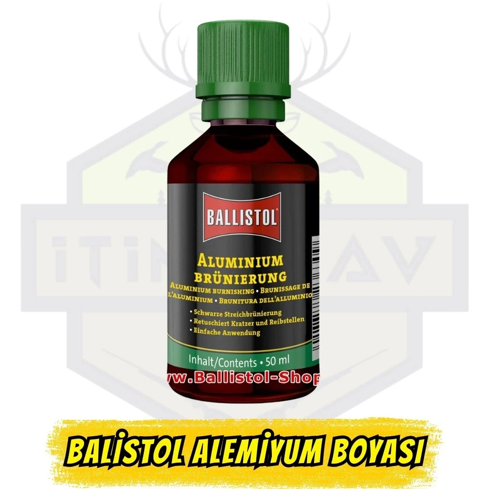 Ballistol Aluminium Brünierung - Profesyonel Alüminyum Karartma Boyası (50ml)