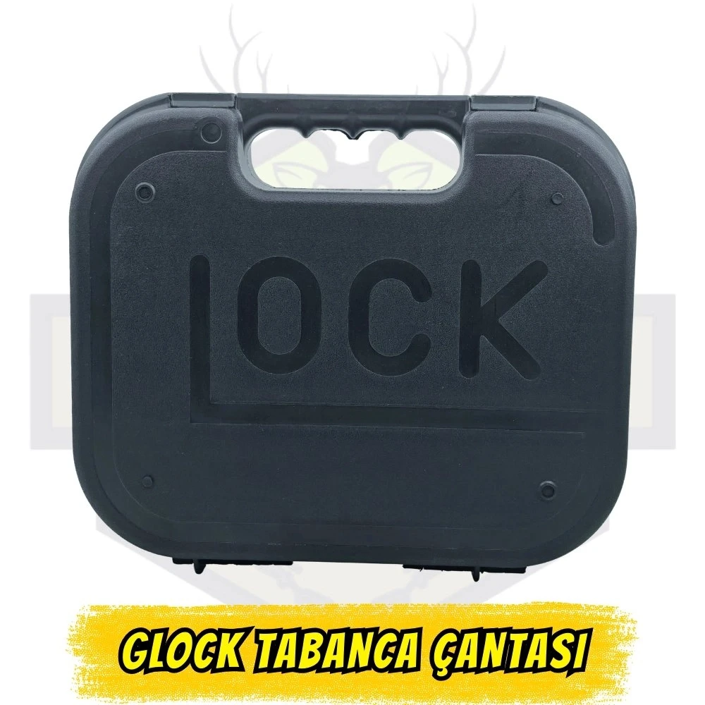 Glock Serisi Plastik Tabanca Taşıma Çantası - 22x26 cm Yumurta Süngerli