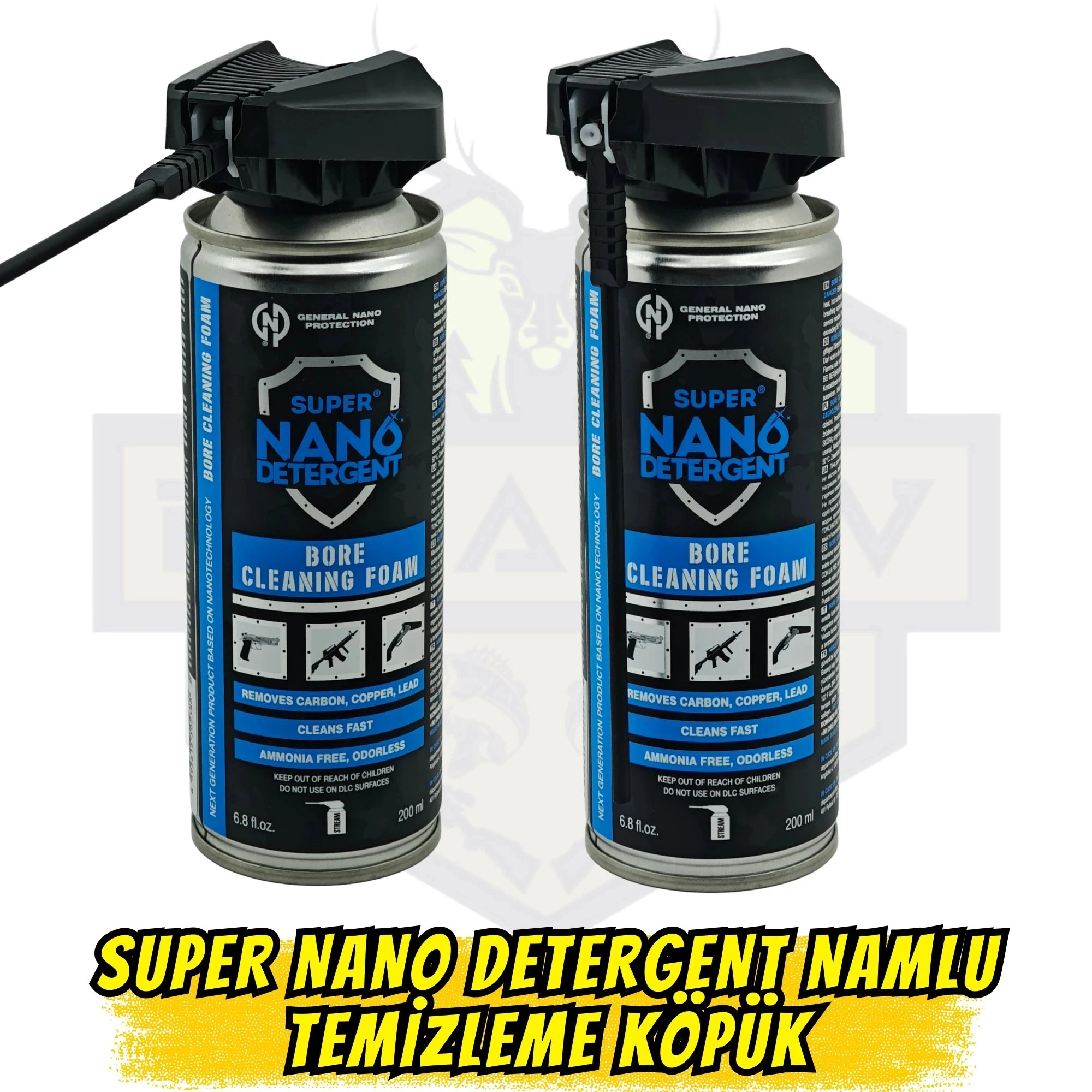 GNP Super Nano Bore Cleaning Namlu Temizleme Köpüğü 200 ml - Amonyaksız Yeni Nesil Formül