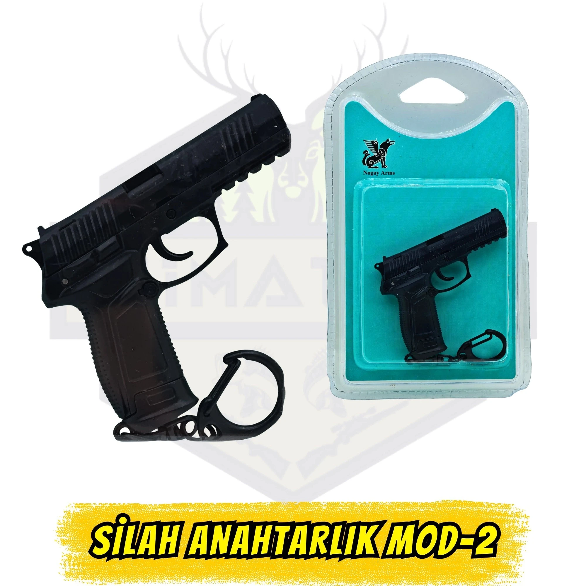 Silah Temalı Lüks Metal Anahtarlık Mod-2 - Taktik Seri