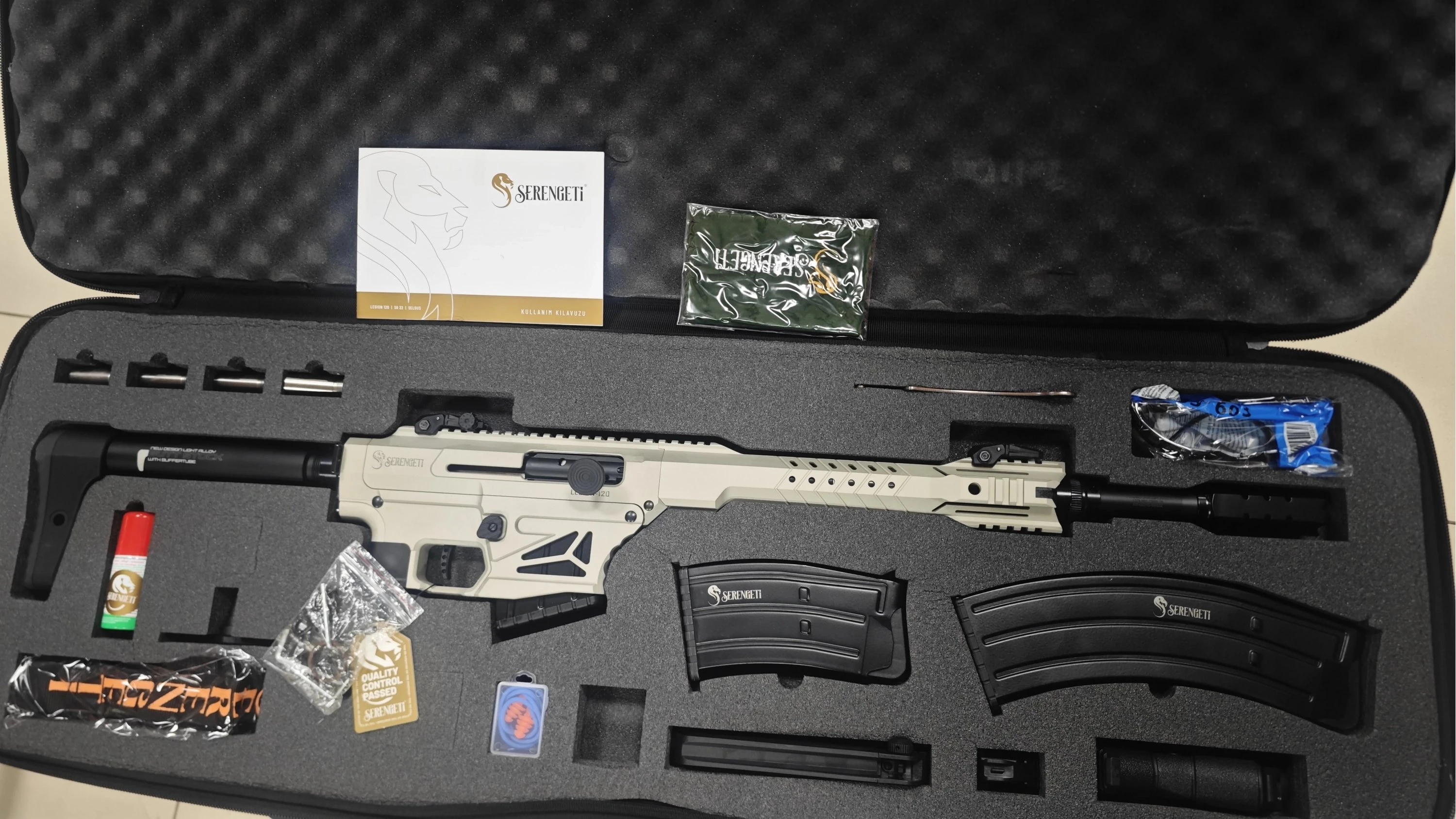 Serengeti Legion-120 CR-303 Otomatik Av Tüfeği Beyaz (12 GA - 51 cm 4140 Çelik Namlu - Cerakote Beyaz Kaplama)