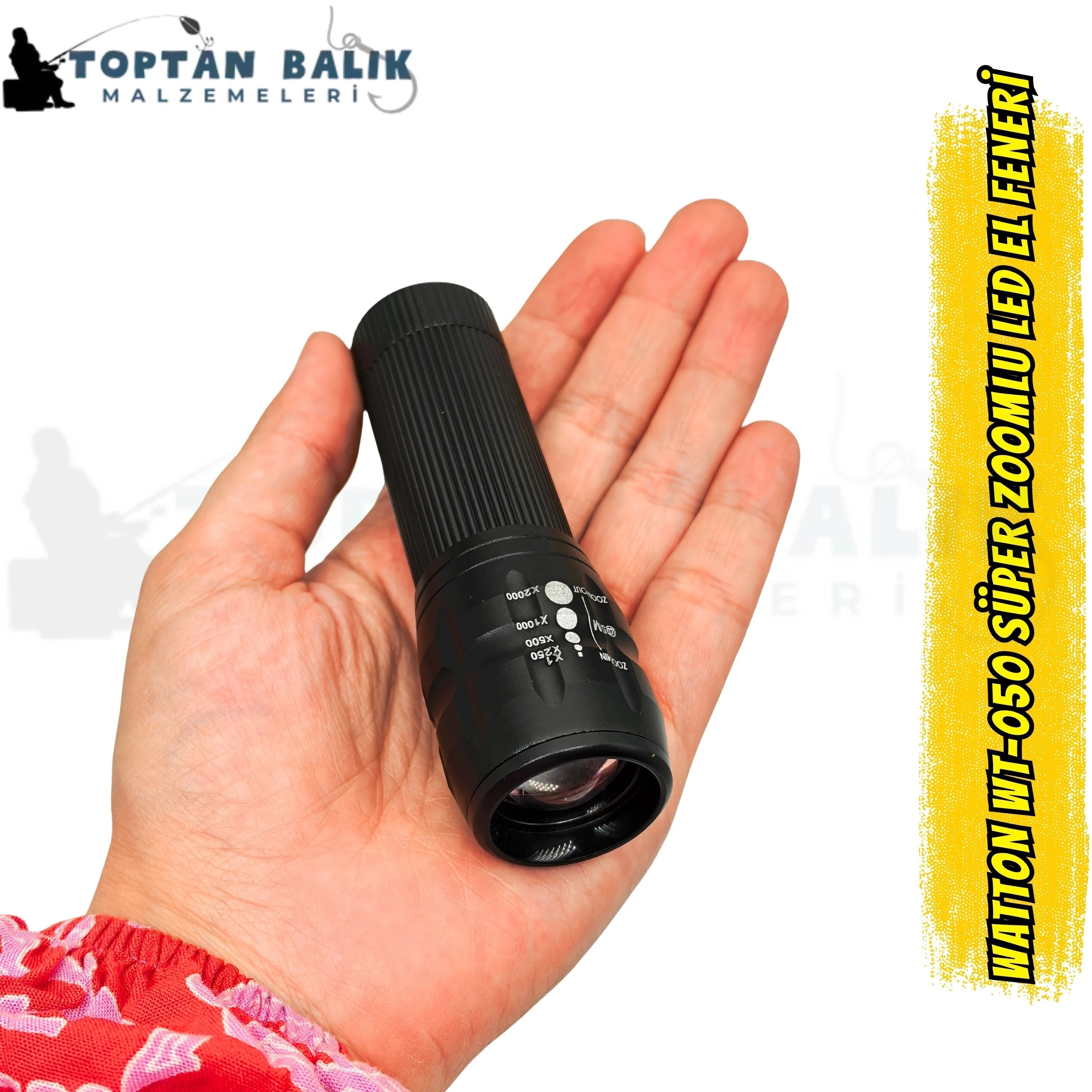 Watton WT-050 Süper Zoomlu LED El Feneri