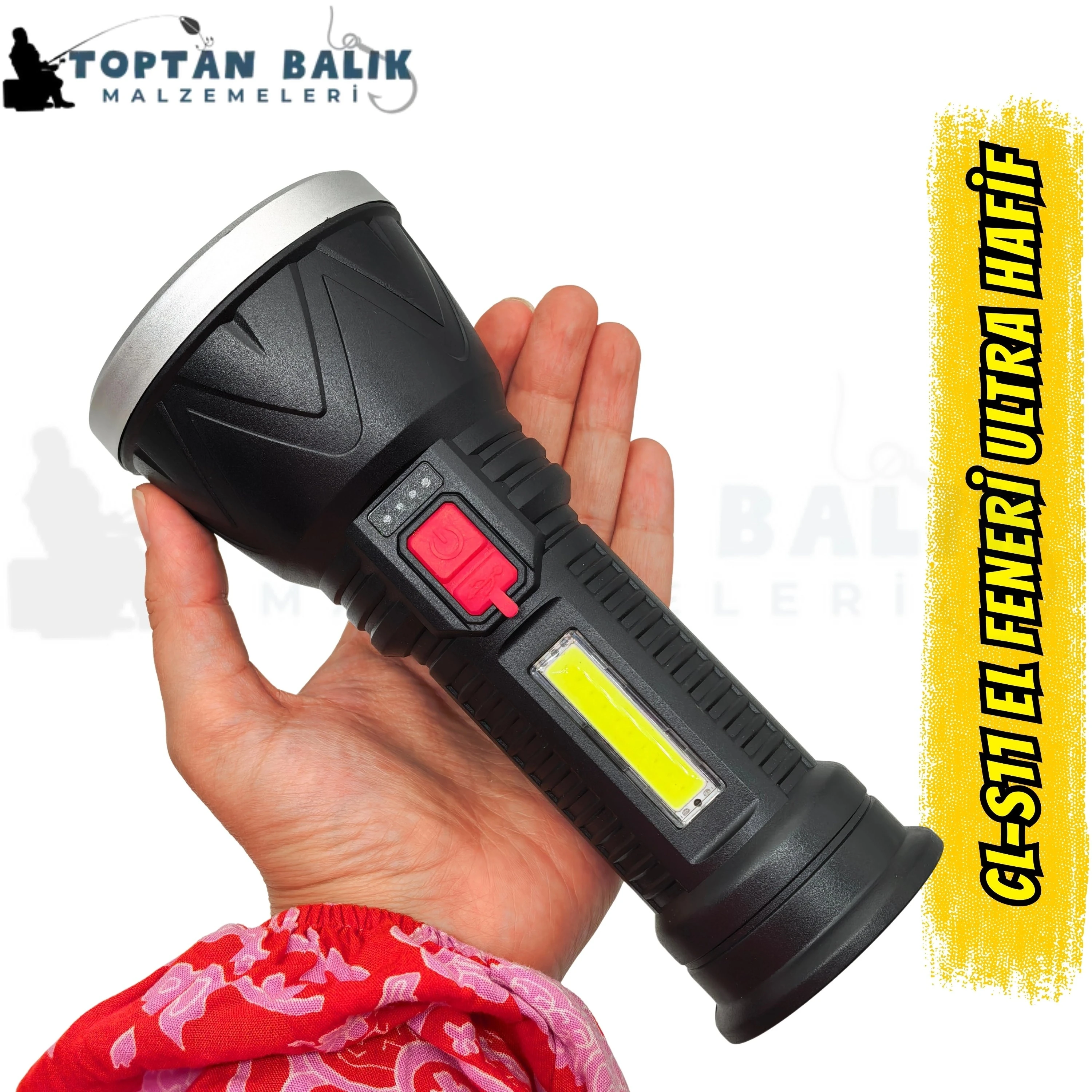 CL-S11 Ultra Hafif Şarjlı LED El Feneri