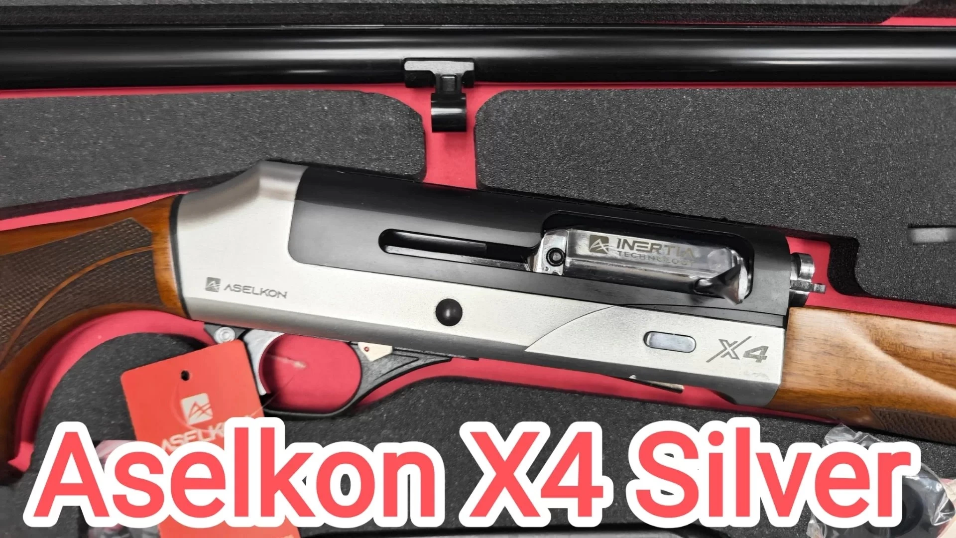 Aselkon X4 Silver Ahşap Kundak Kinetik Av Tüfeği (12 Cal - 66 cm / 71 cm)