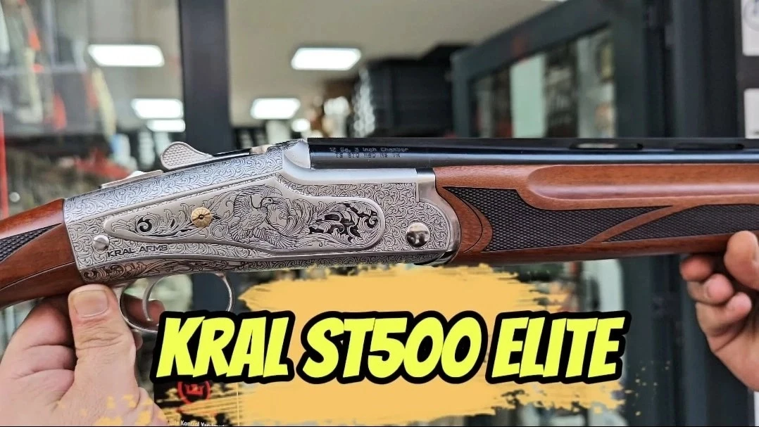 Kral ST500 Elite Süperpoze Av Tüfeği (12 GA & 20 GA Seçenekli - Lüks Gravürlü Alüminyum Gövde - Seçkin Türk Cevizi)