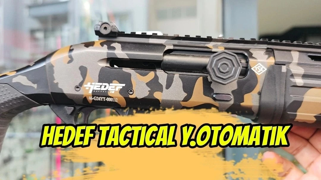 Hedef Arms AS-12 Füme Bronz Kamuflaj 12 GA Gazlı Sistem Yarı Otomatik Av Tüfeği