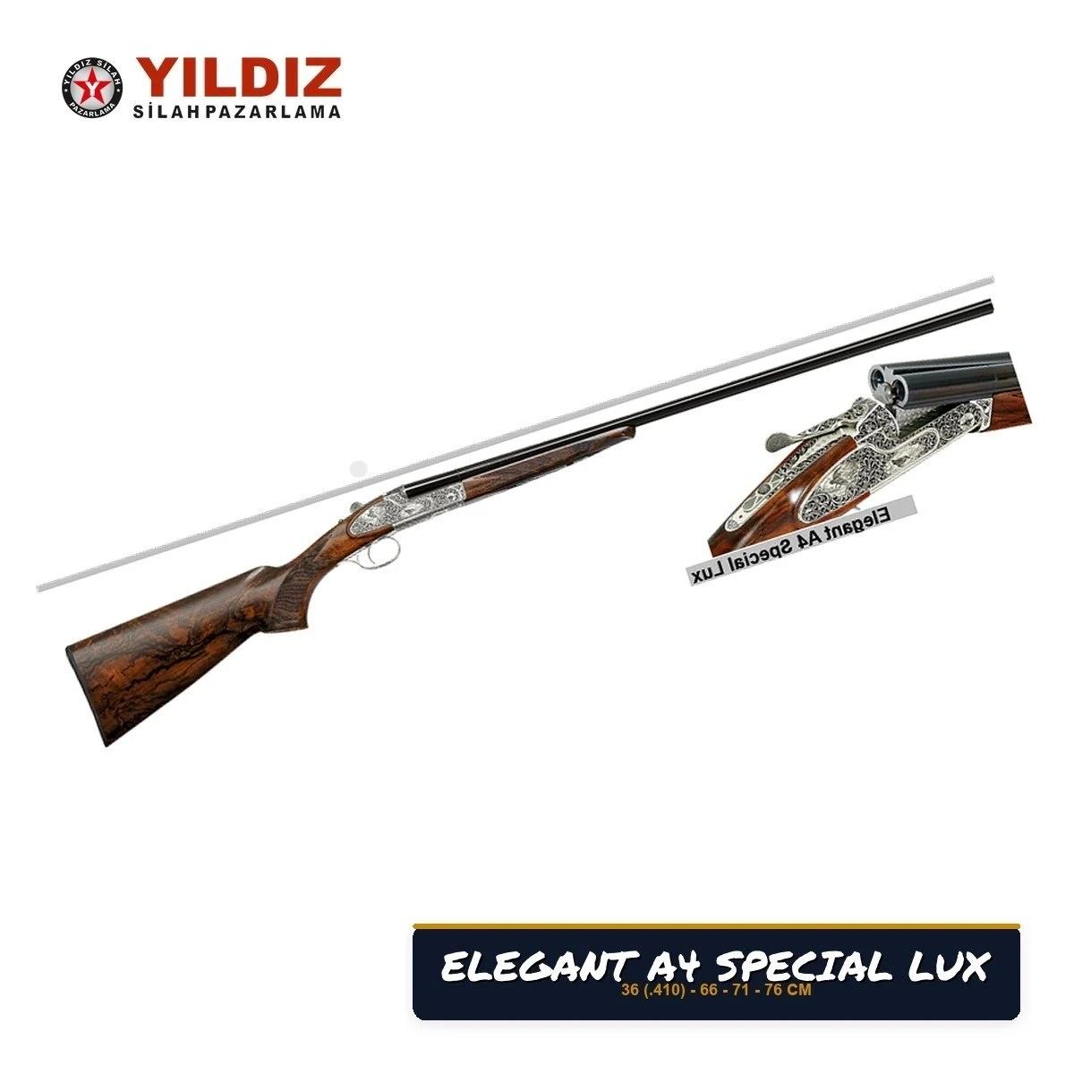 Yıldız ELEGANT A4 SPECIAL LUX Çifte Av Tüfeği