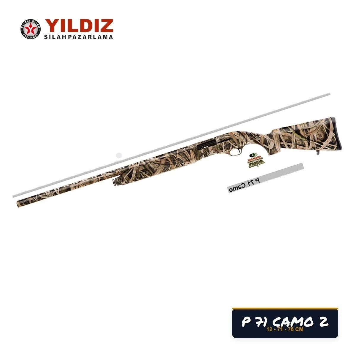 Yıldız P 71 CAMO 2 Yarı Otomatik Av Tüfeği
