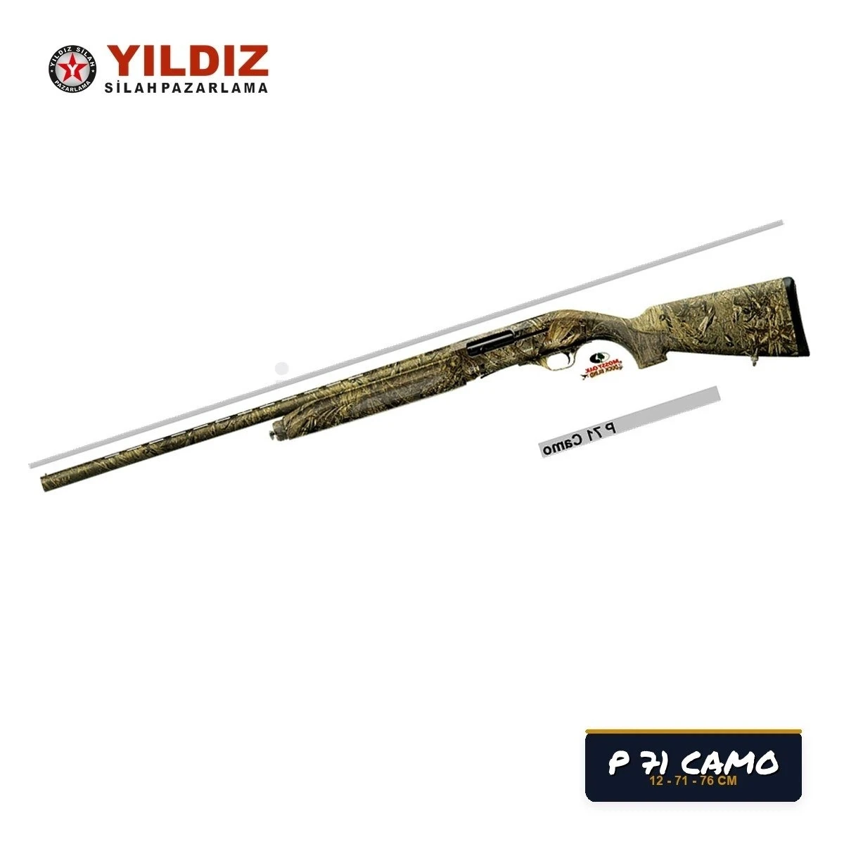 Yıldız P 71 CAMO Yarı Otomatik Av Tüfeği
