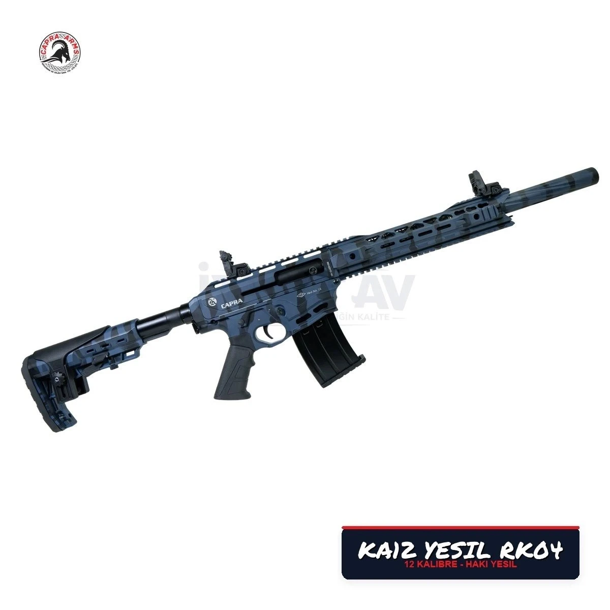 Capra KA12 Yeşil (RK04) Şarjörlü Yarı Otomatik Av Tüfeği