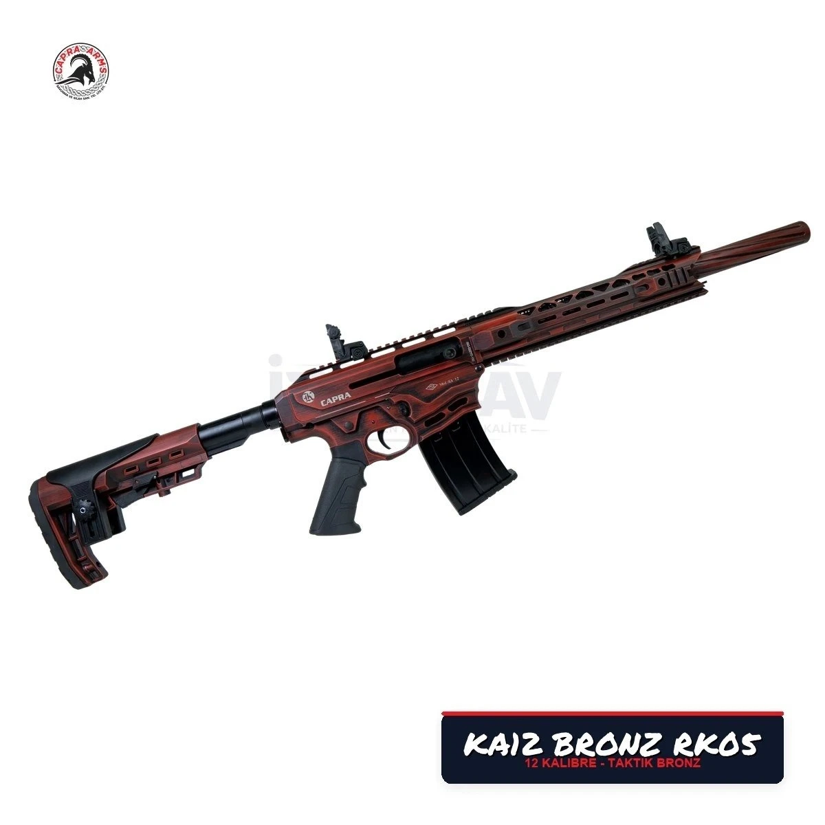 Capra KA12 Bronz (RK05) Şarjörlü Yarı Otomatik Av Tüfeği