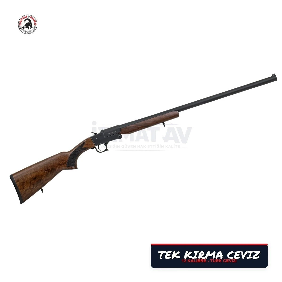 Capra Tek Kırma 12 Kalibre Şeritsiz Ahşap Av Tüfeği