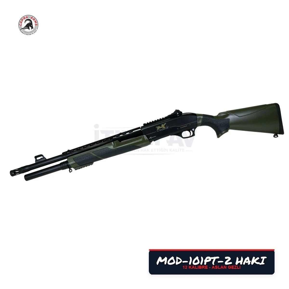 Capra MOD-101PT-2 Tactical Aslan Gezli Haki Pompalı Av Tüfeği