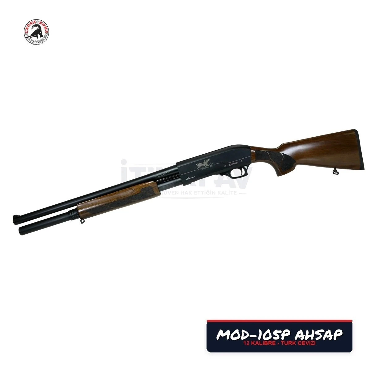 Capra MOD-105P Standart Ahşap Pompalı Av Tüfeği