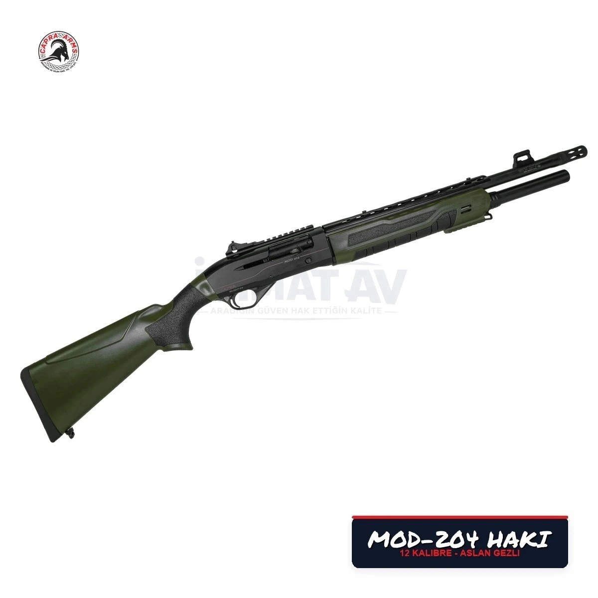 Capra MOD-204 Tactical Aslan Gezli Haki Yarı Otomatik Av Tüfeği