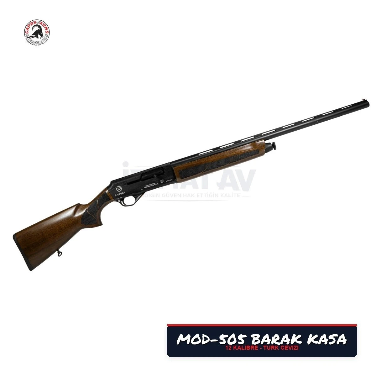 Capra MOD-505 Barak Kasa Ahşap Yarı Otomatik Av Tüfeği