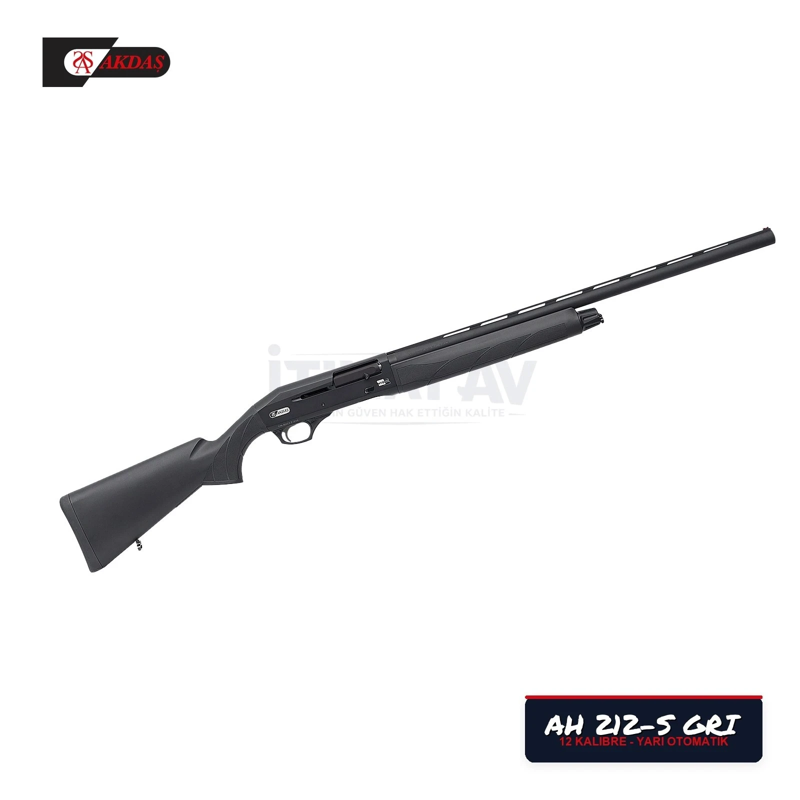 AKDAŞ AH 212-S SENTETİK GRİ YARI OTOMATİK AV TÜFEĞİ