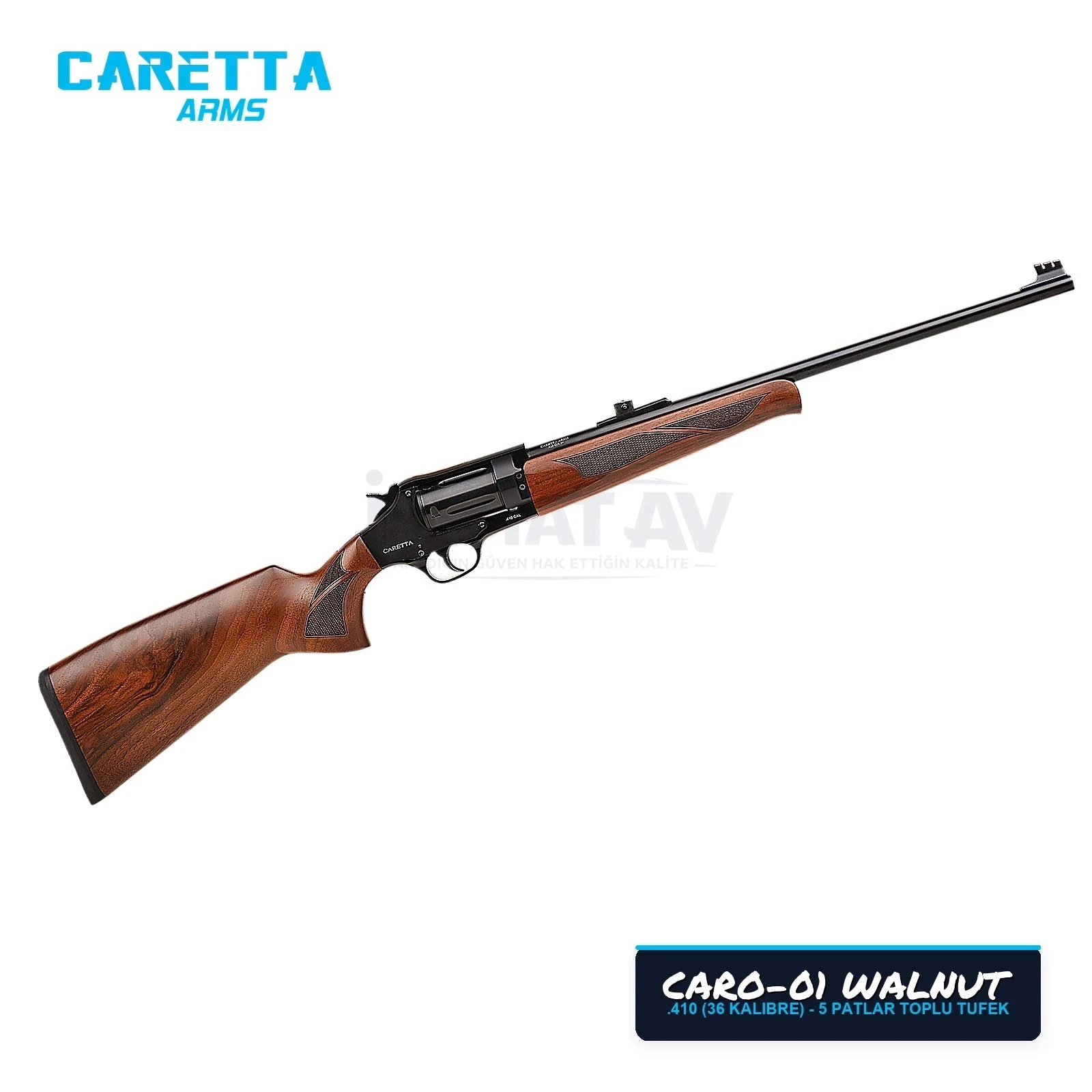 Caretta CARO-01 Ahşap Toplu Av Tüfeği 36 Kalibre (.410)