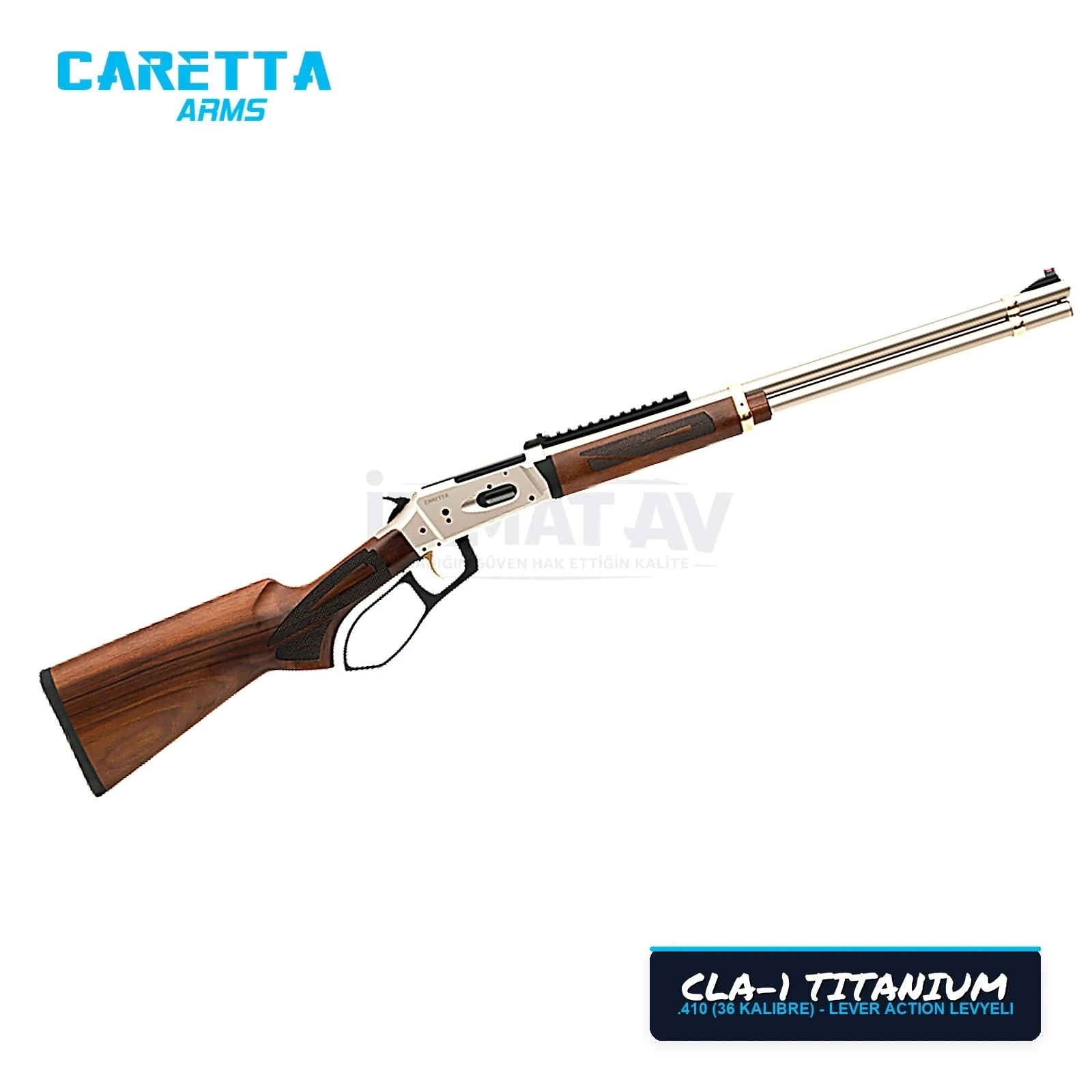 Caretta CLA-1 Titanium Gri Levyeli Av Tüfeği 36 Kalibre (.410)