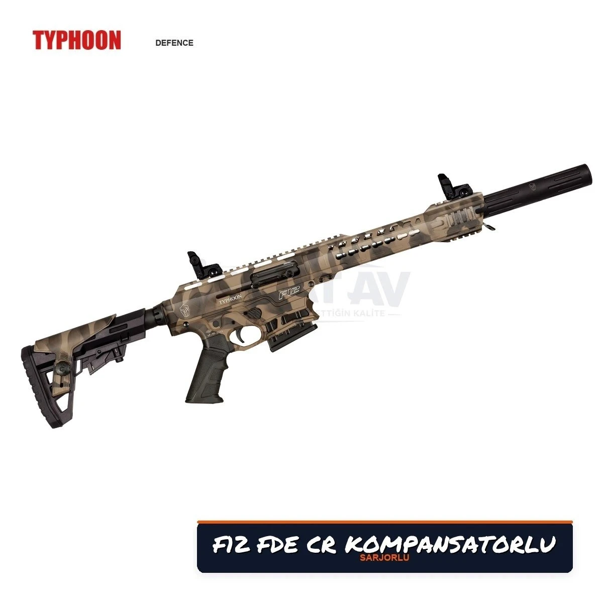 Typhoon F12 FDE CR Kompansatörlü Şarjörlü Av Tüfeği