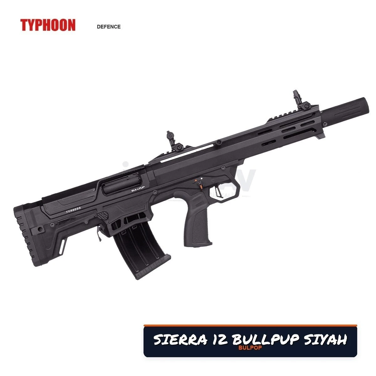 Typhoon Sierra 12 Bullpup Siyah Şarjörlü Av Tüfeği