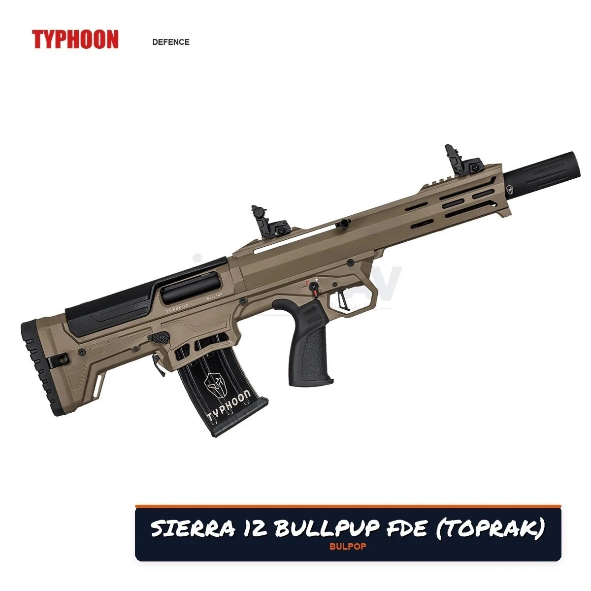 Typhoon Sierra 12 Bullpup FDE (Toprak) Av Tüfeği
