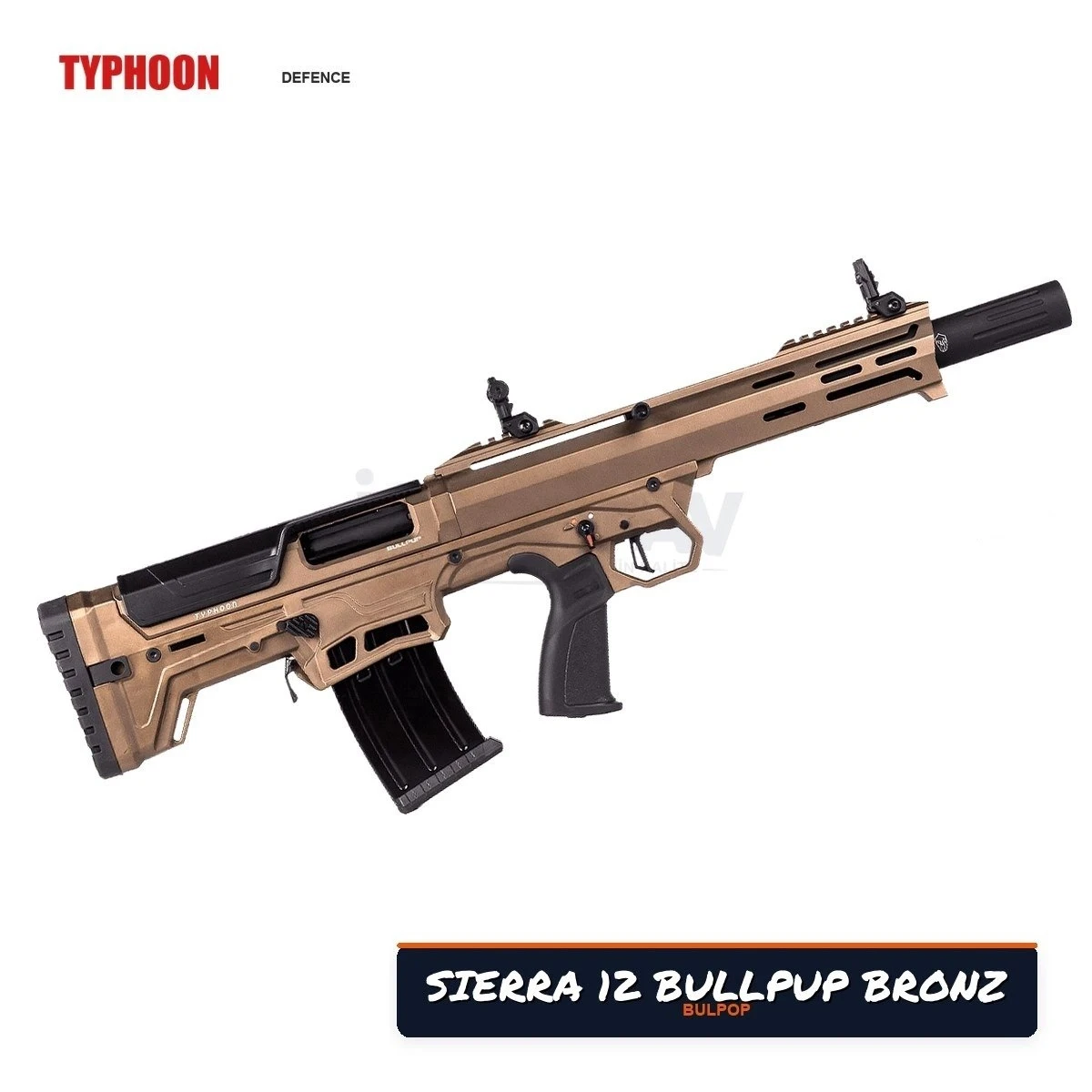 Typhoon Sierra 12 Bullpup Bronz Şarjörlü Av Tüfeği