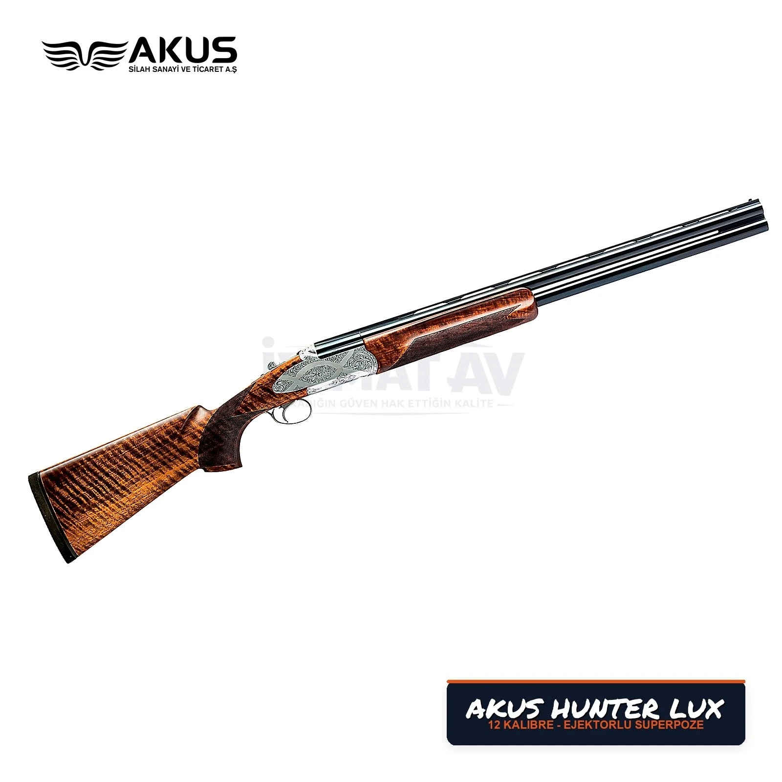 Akus Hunter Lux Ejektörlü Süperpoze Av Tüfeği