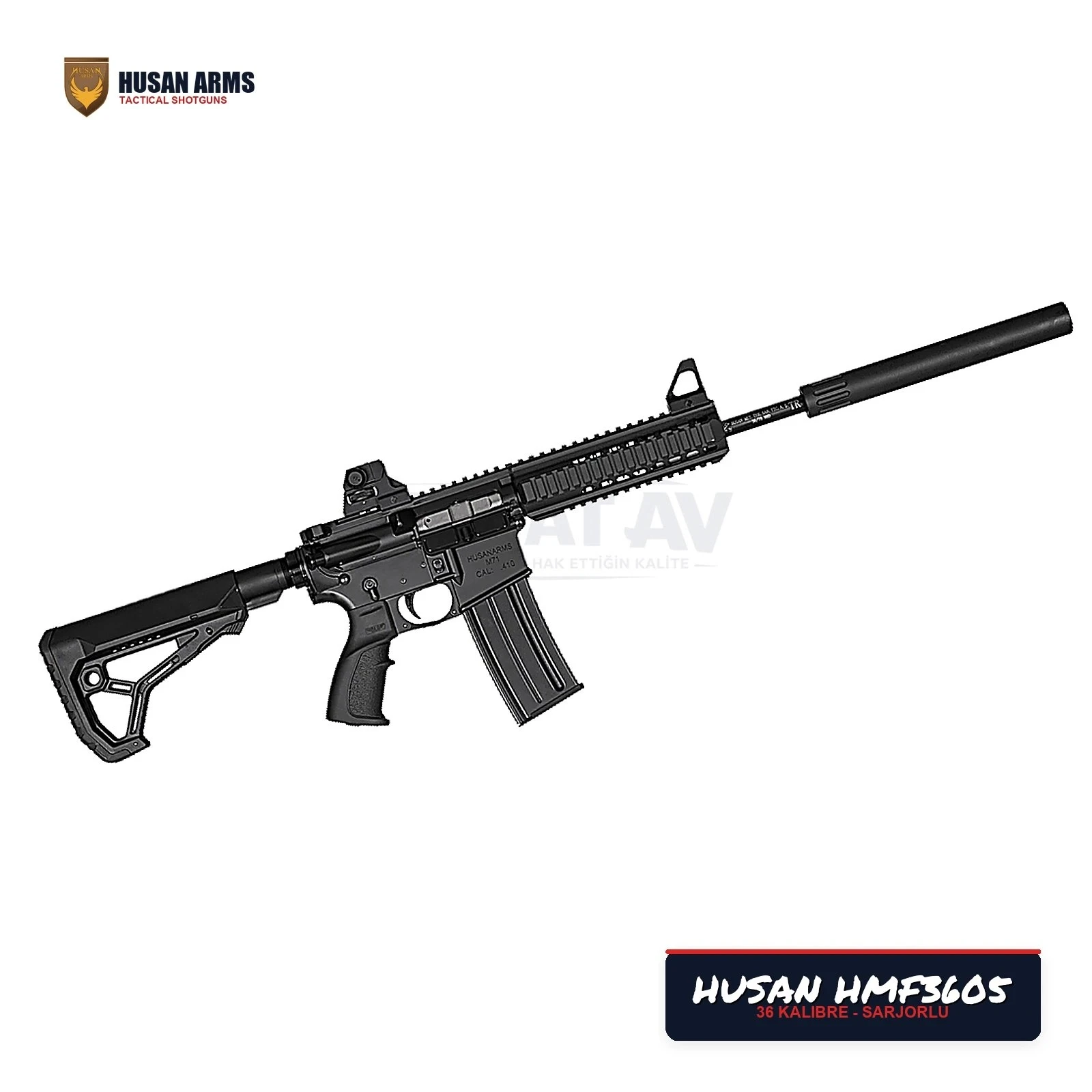 Husan Arms HMF3605 Metal Force 36 Kalibre (.410) Şarjörlü Av Tüfeği