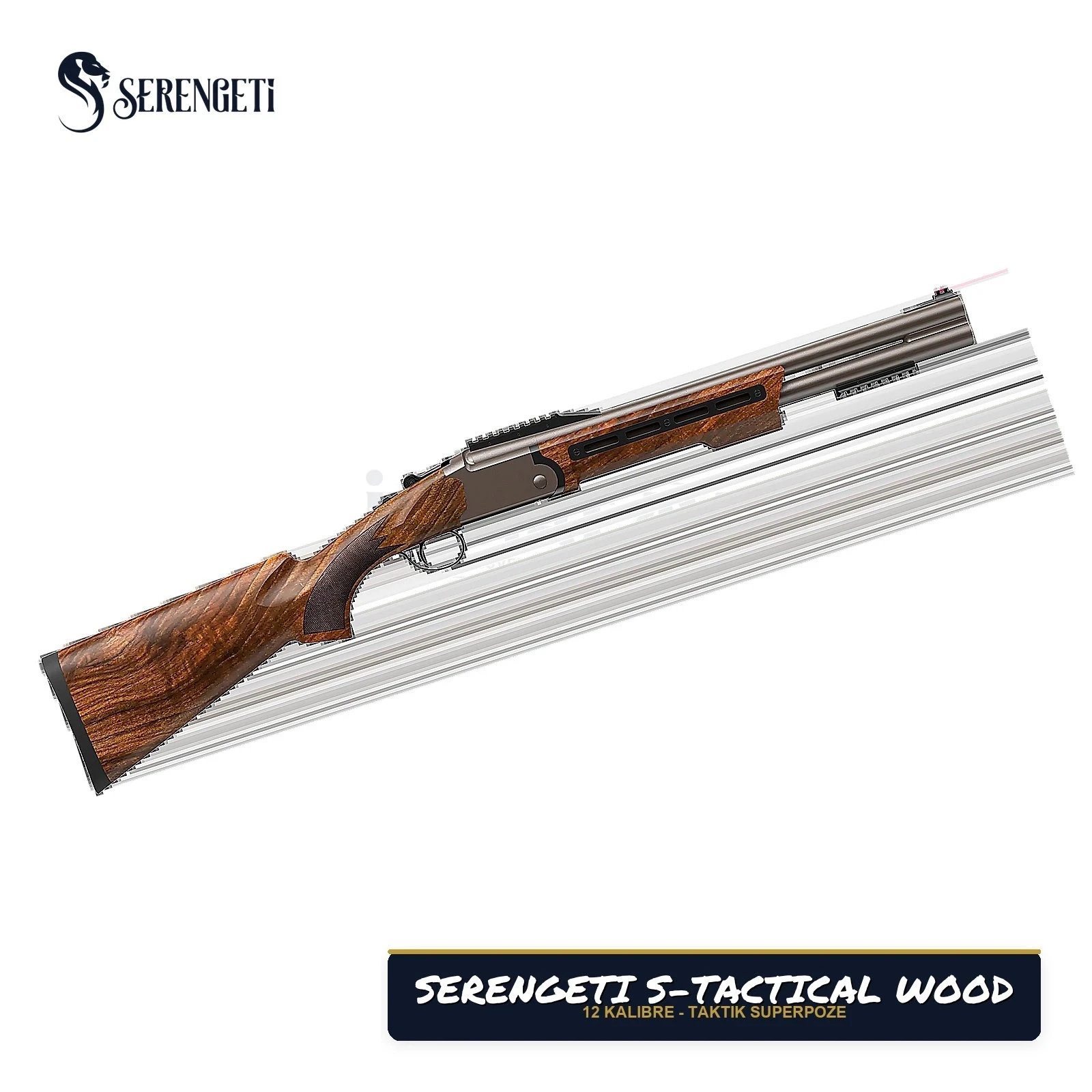 Serengeti S-Tactical Wood Taktik Ahşap Süperpoze Av Tüfeği