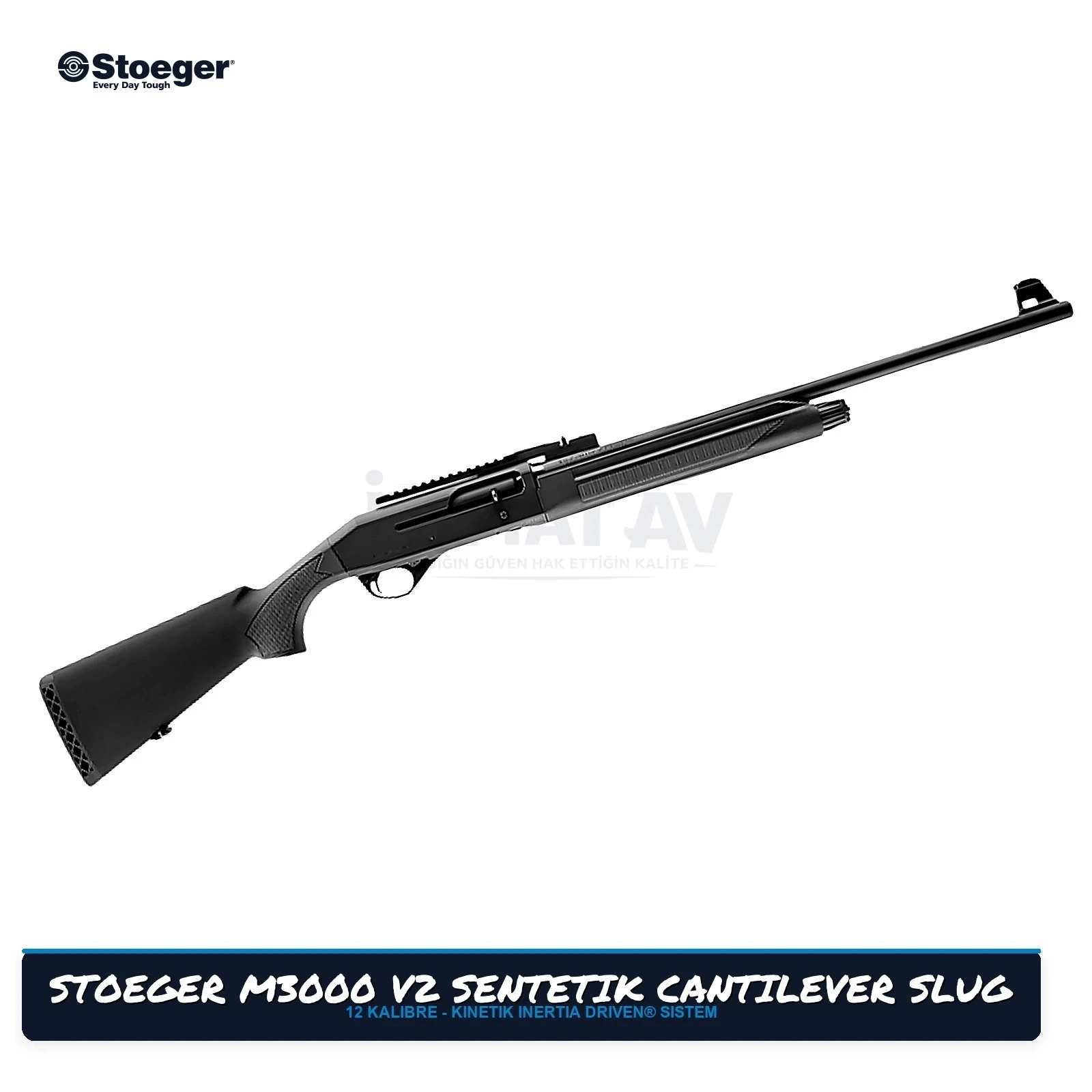 Stoeger M3000 V2 Sentetik Cantilever Slug Yarı Otomatik Av Tüfeği