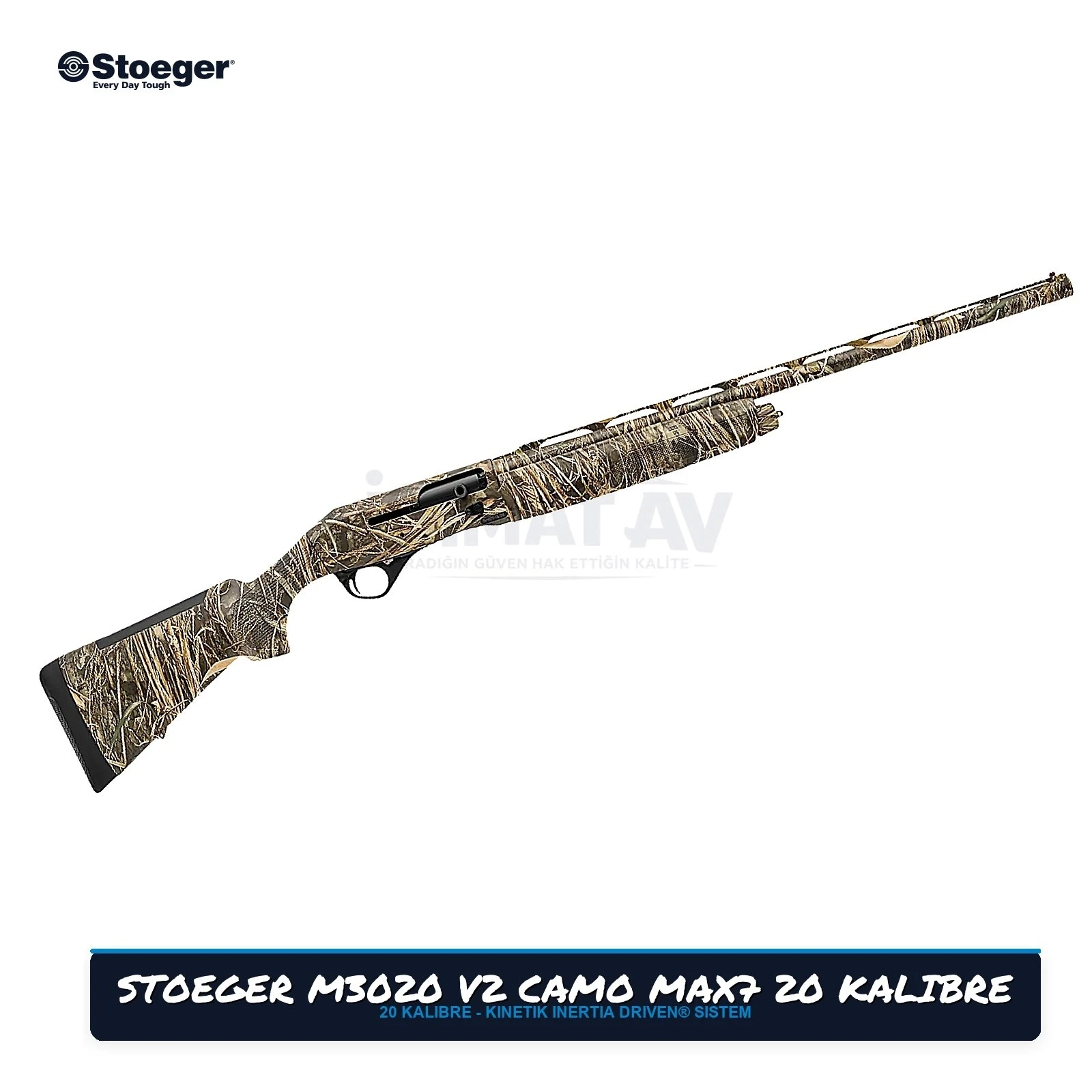 Stoeger M3020 V2 Camo Max7 20 Kalibre Yarı Otomatik Av Tüfeği