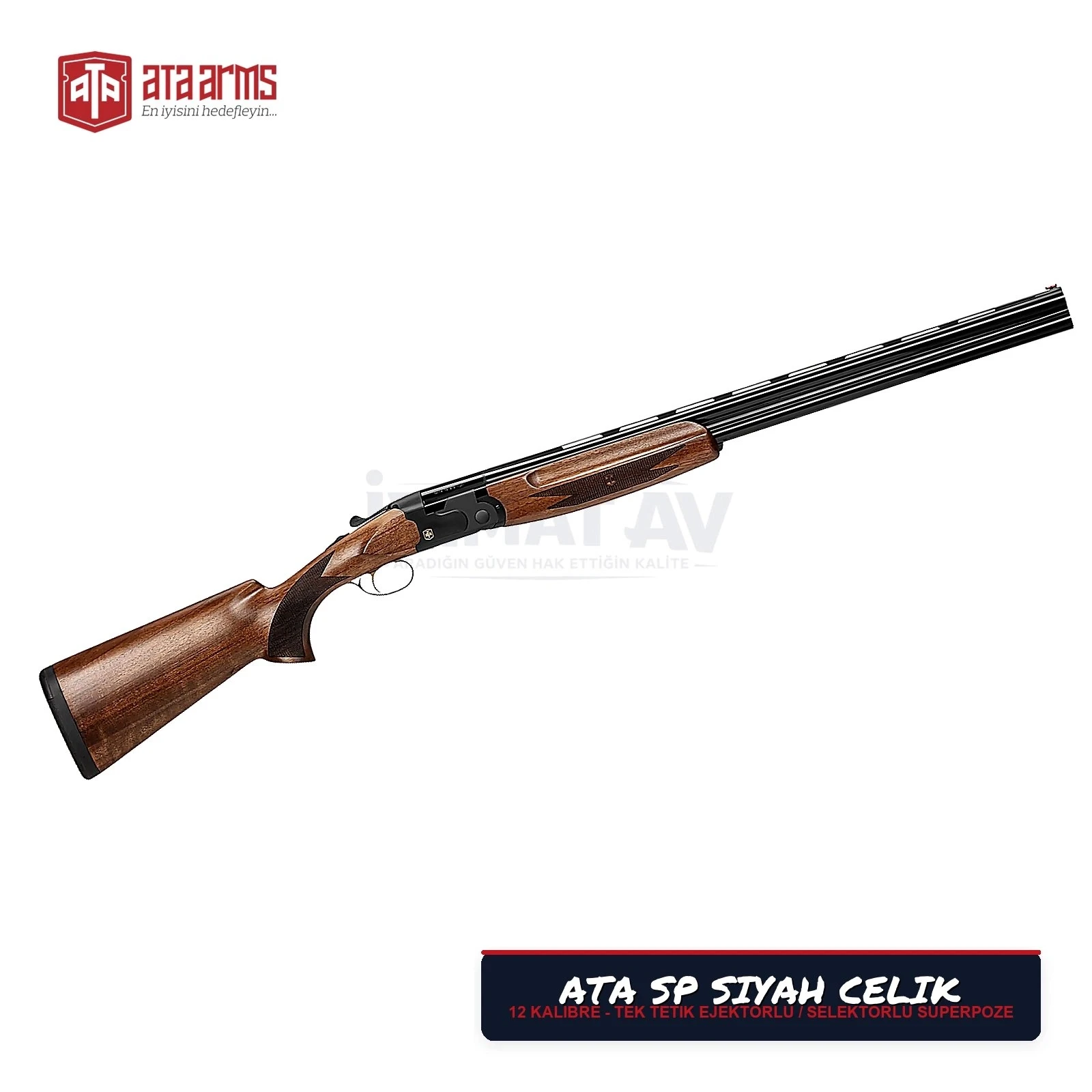 Ata SP Siyah Çelik Süperpoze Av Tüfeği