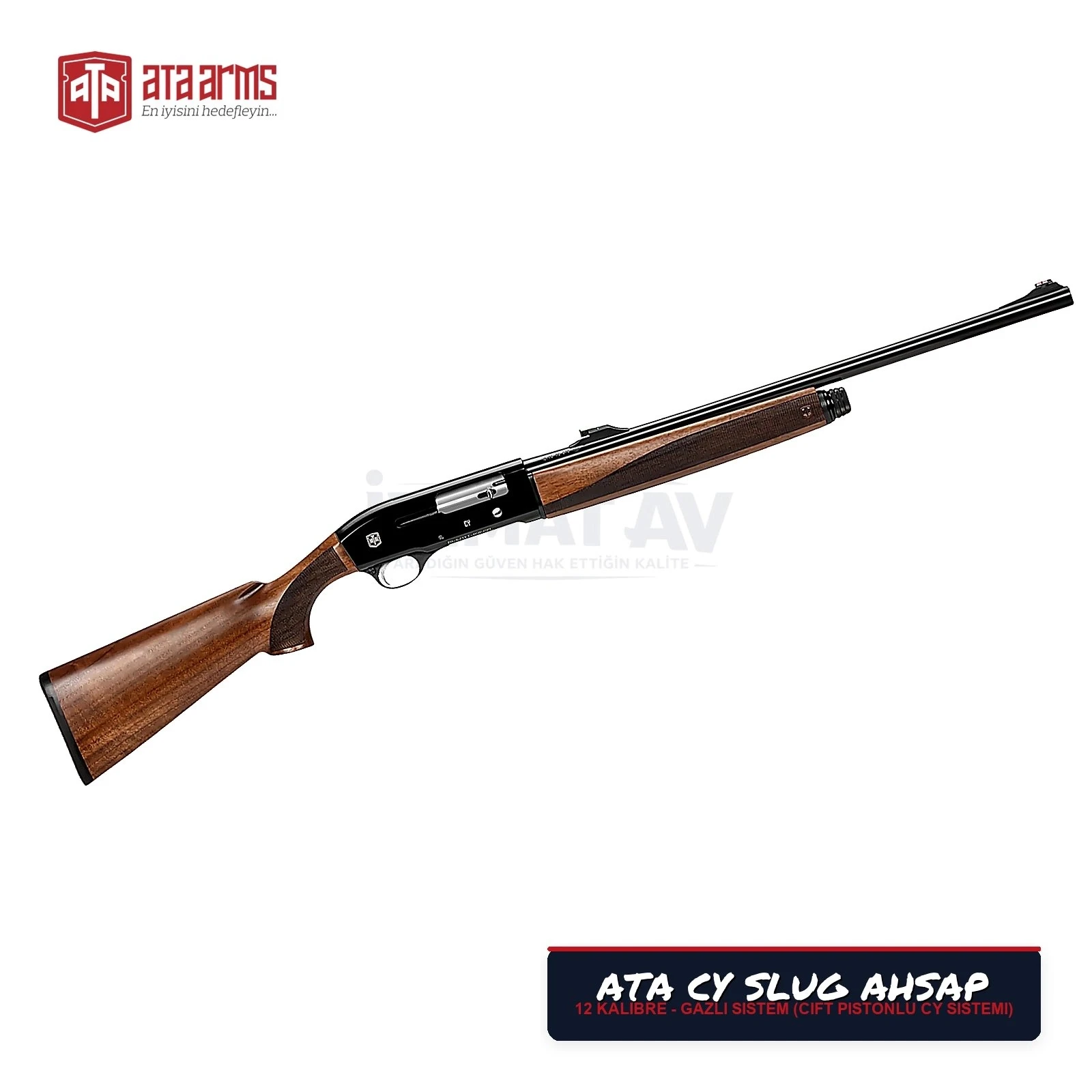 Ata CY Slug Ahşap Yarı Otomatik Av Tüfeği