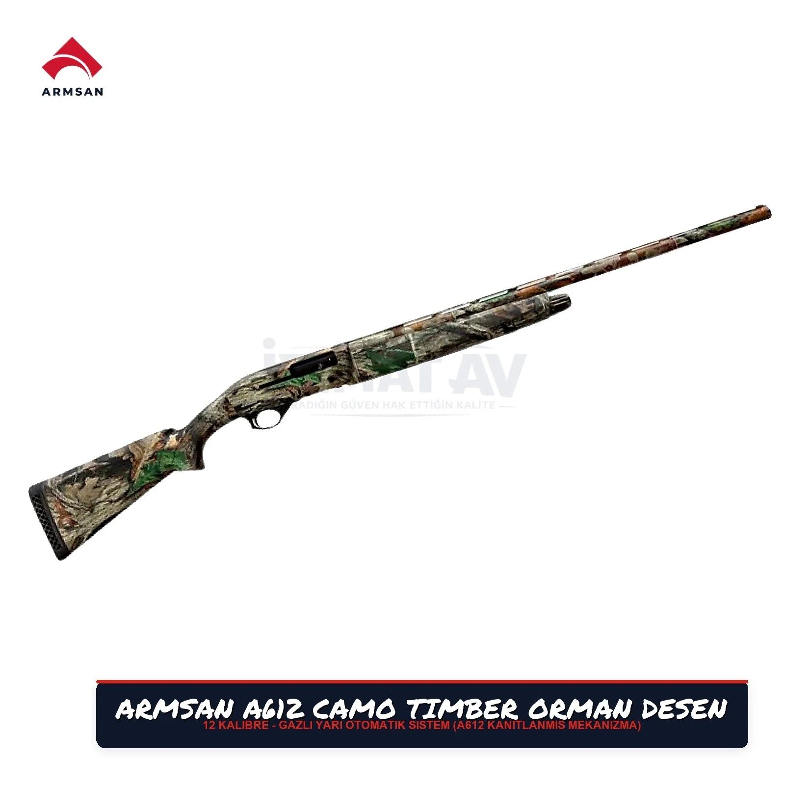 Armsan A612 Camo Timber Orman Desen Yarı Otomatik Av Tüfeği