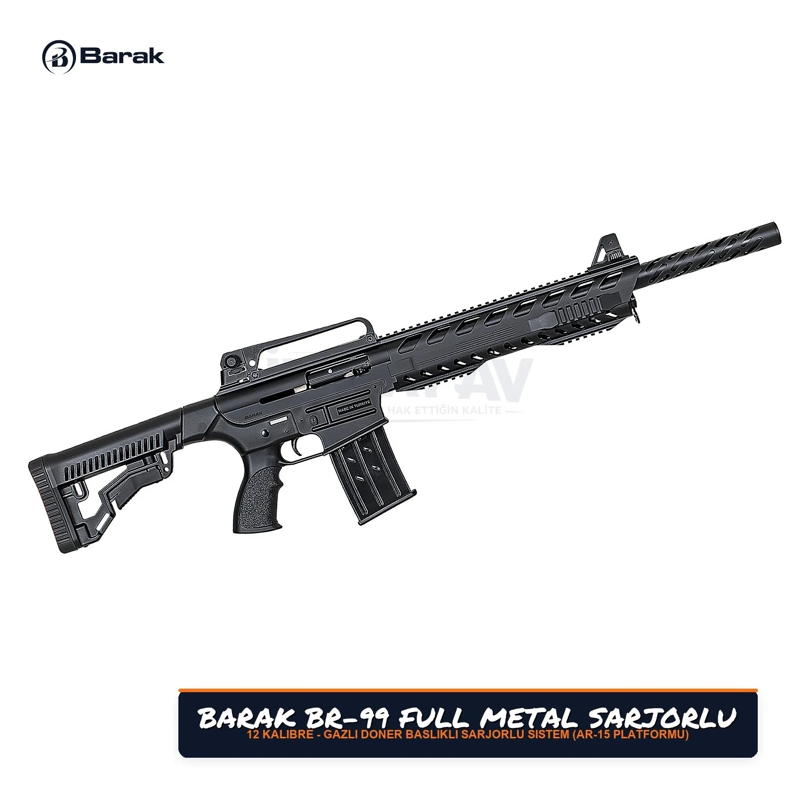 Barak BR-99 Full Metal Şarjörlü Av Tüfeği