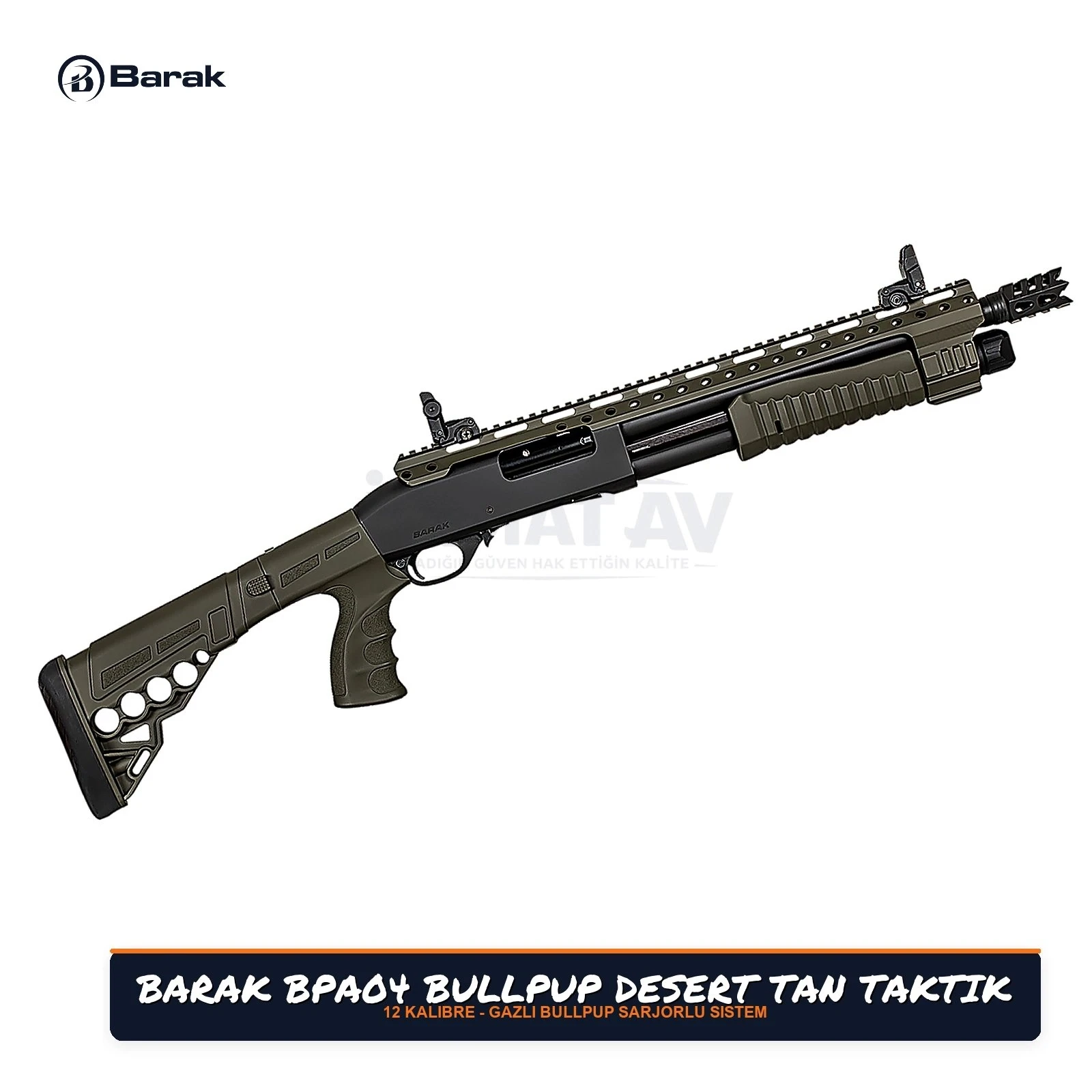 Barak BPA04 Bullpup Desert Tan Taktik Av Tüfeği