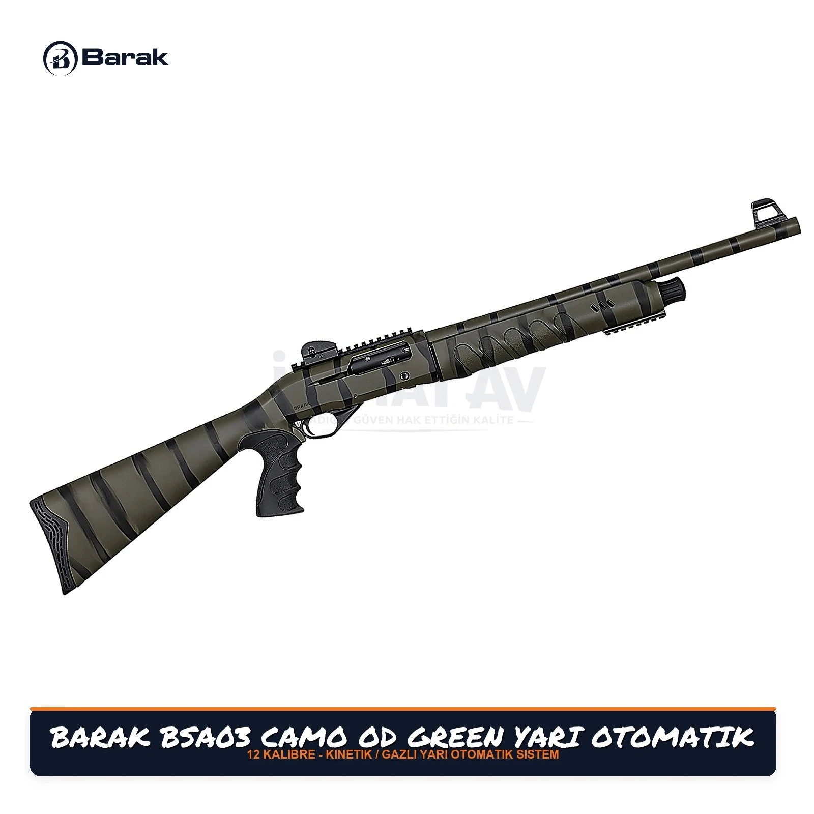 Barak BSA03 Camo OD Green Yarı Otomatik Av Tüfeği