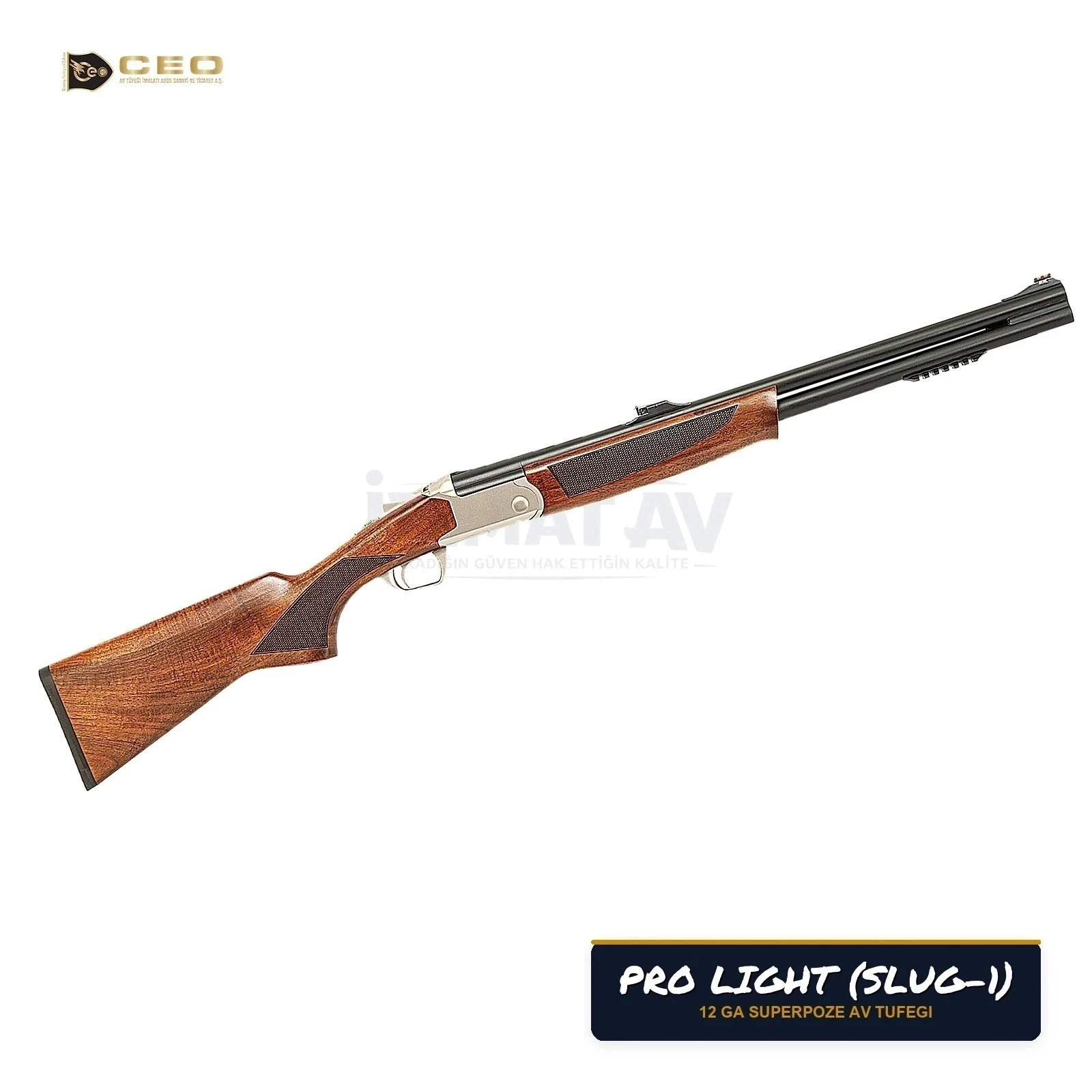 CEO Arms PRO LIGHT SLUG-1 12 Kalibre Süperpoze Av Tüfeği