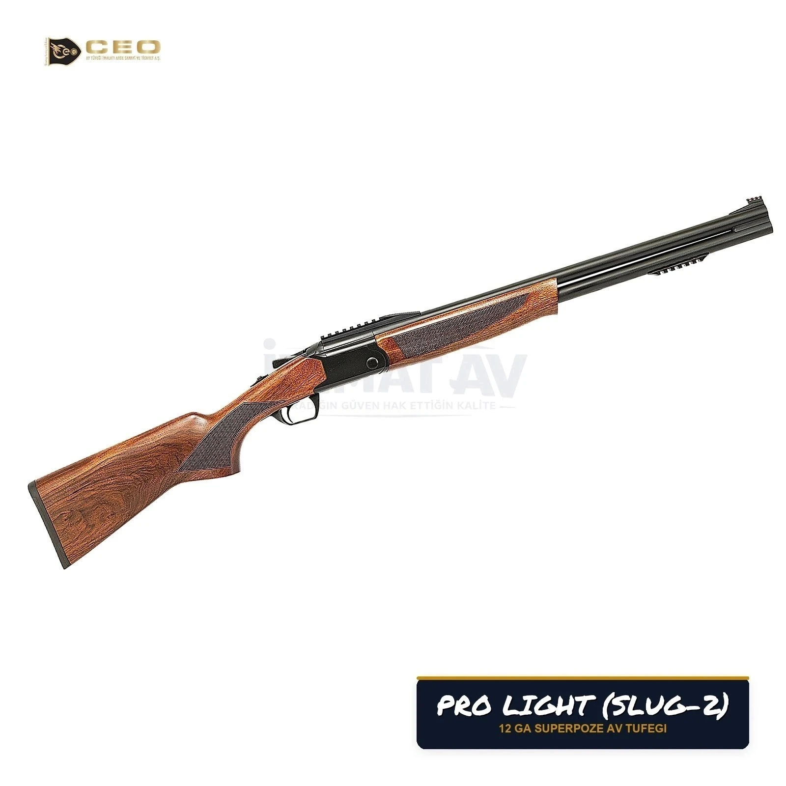 CEO Arms PRO LIGHT SLUG-2 12 Kalibre Süperpoze Av Tüfeği