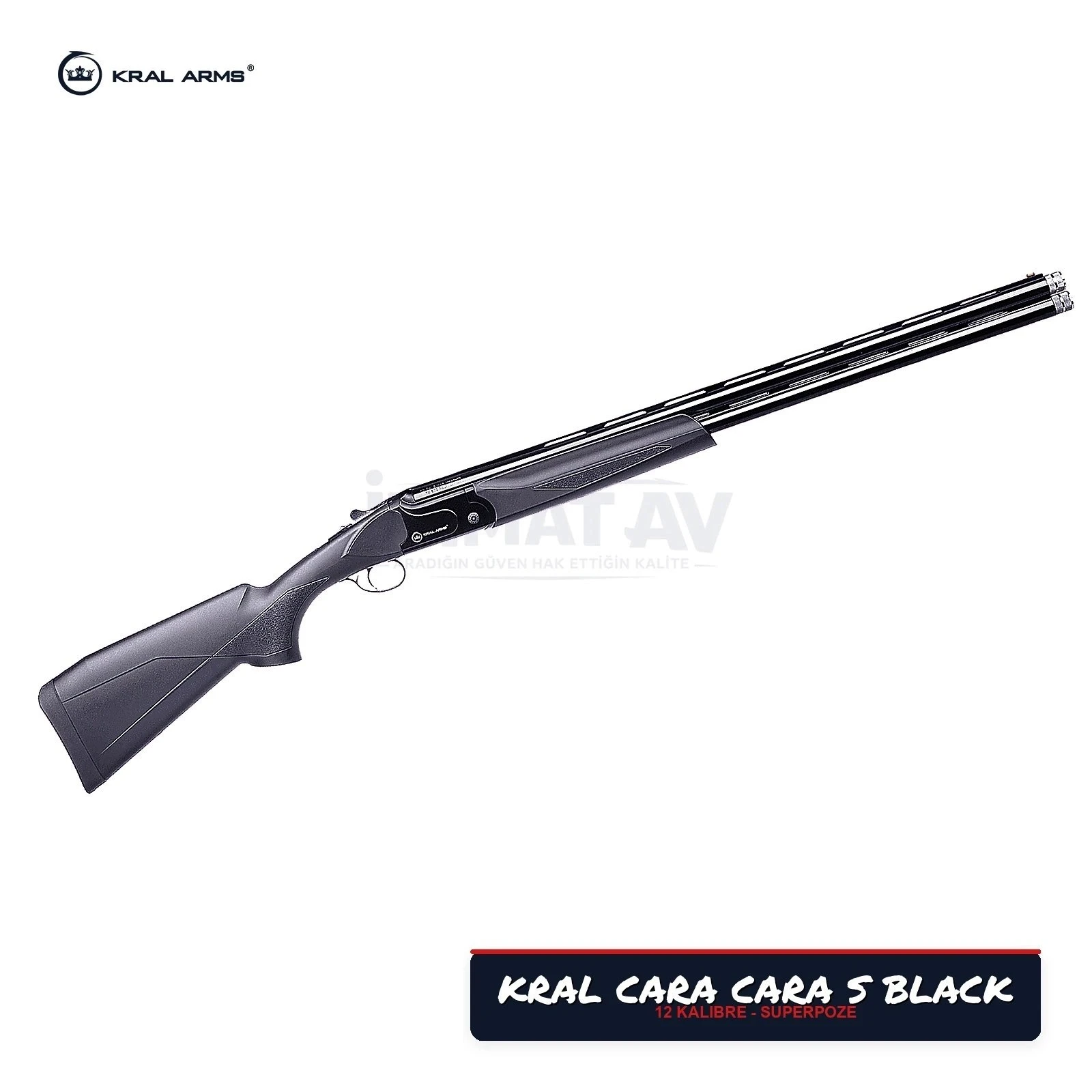 Kral Arms Cara Cara S Black Süperpoze Av Tüfeği