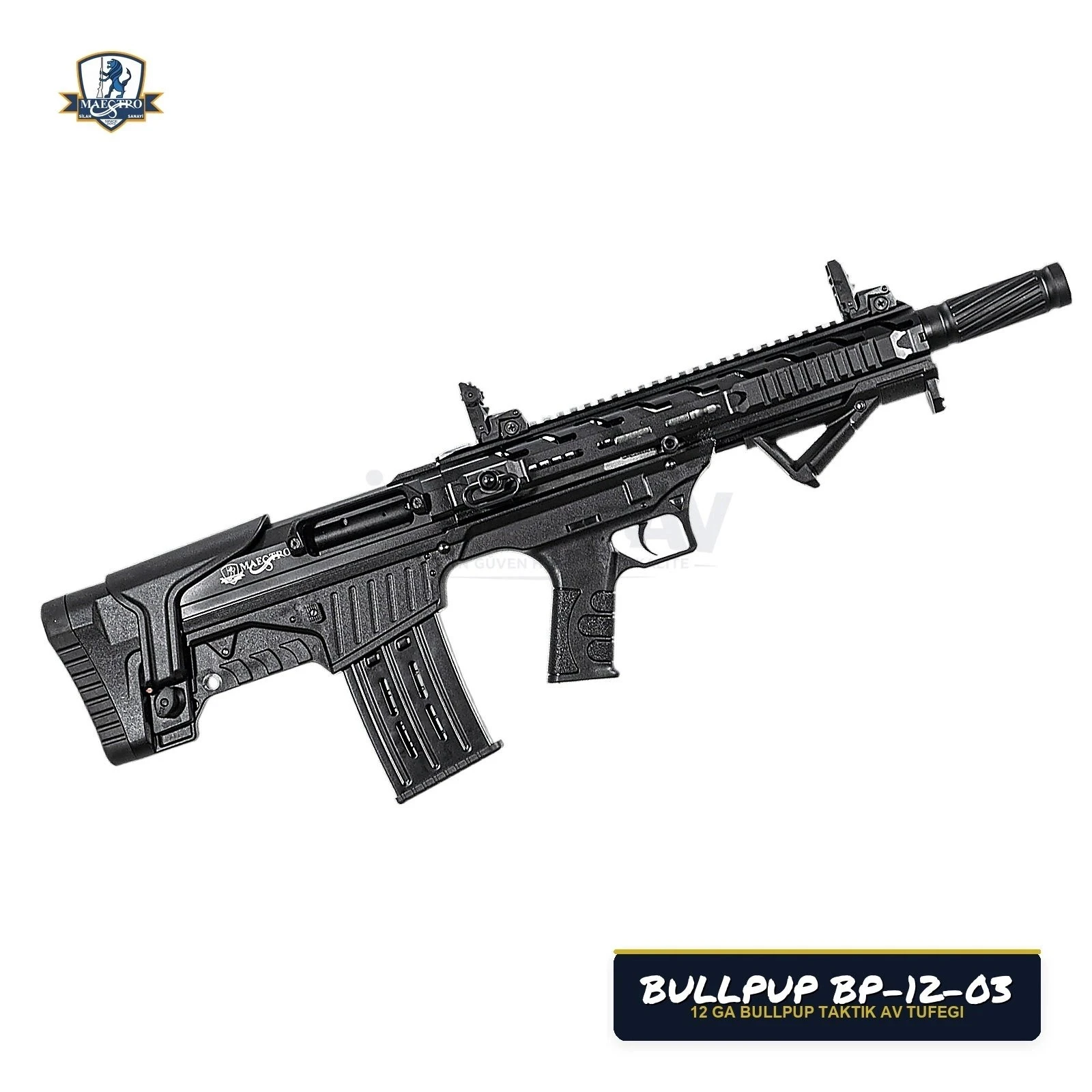 Maestro Arms Bullpup BP-12-03 12 Kalibre Bullpup Şarjörlü Av Tüfeği