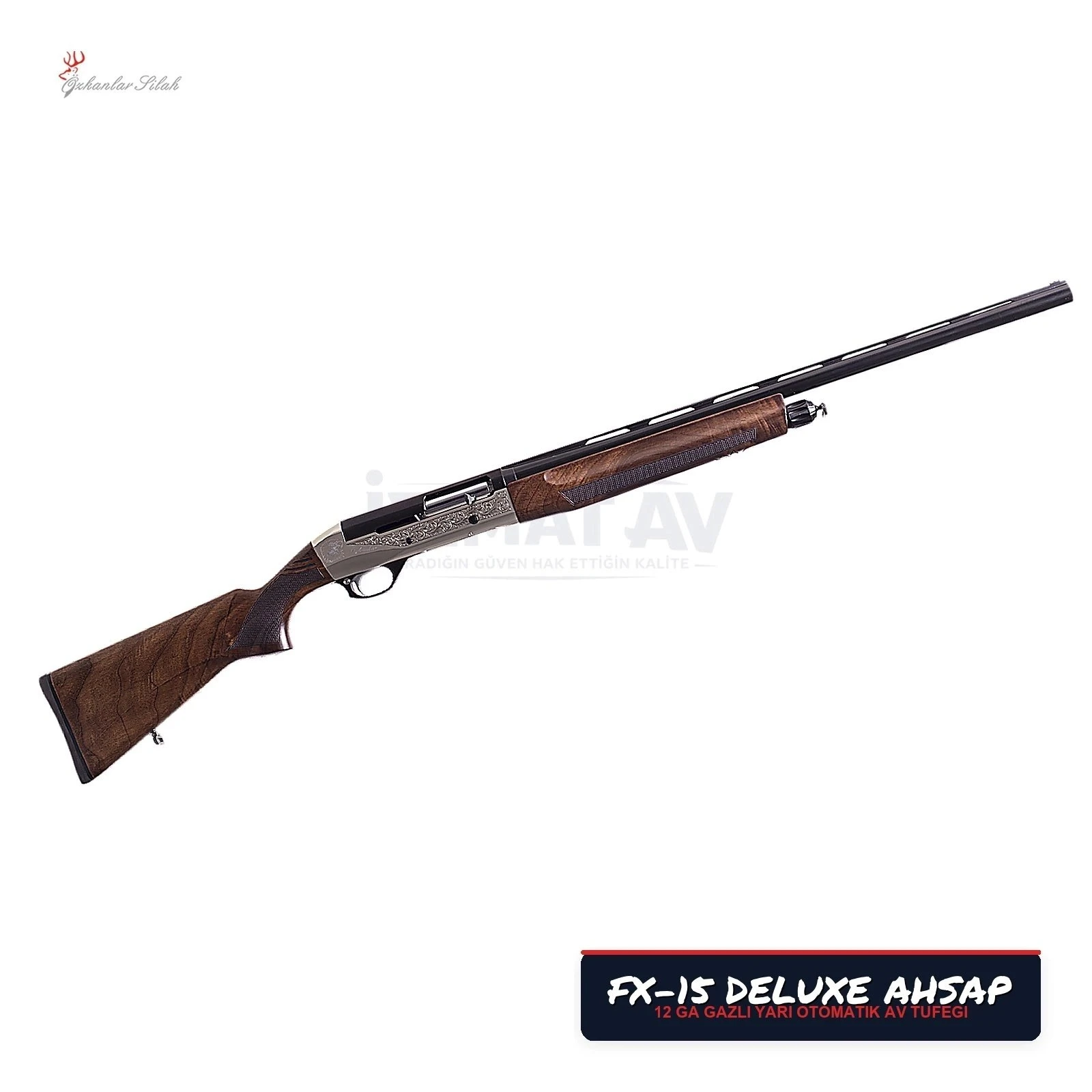 Özkanlar FX-15 Deluxe Ahşap 12 Kalibre Yarı Otomatik Av Tüfeği