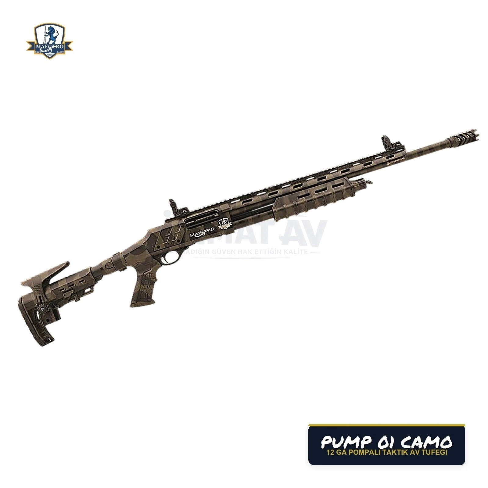 Maestro Arms Pump 01 Camo 12 Kalibre Pompalı Av Tüfeği