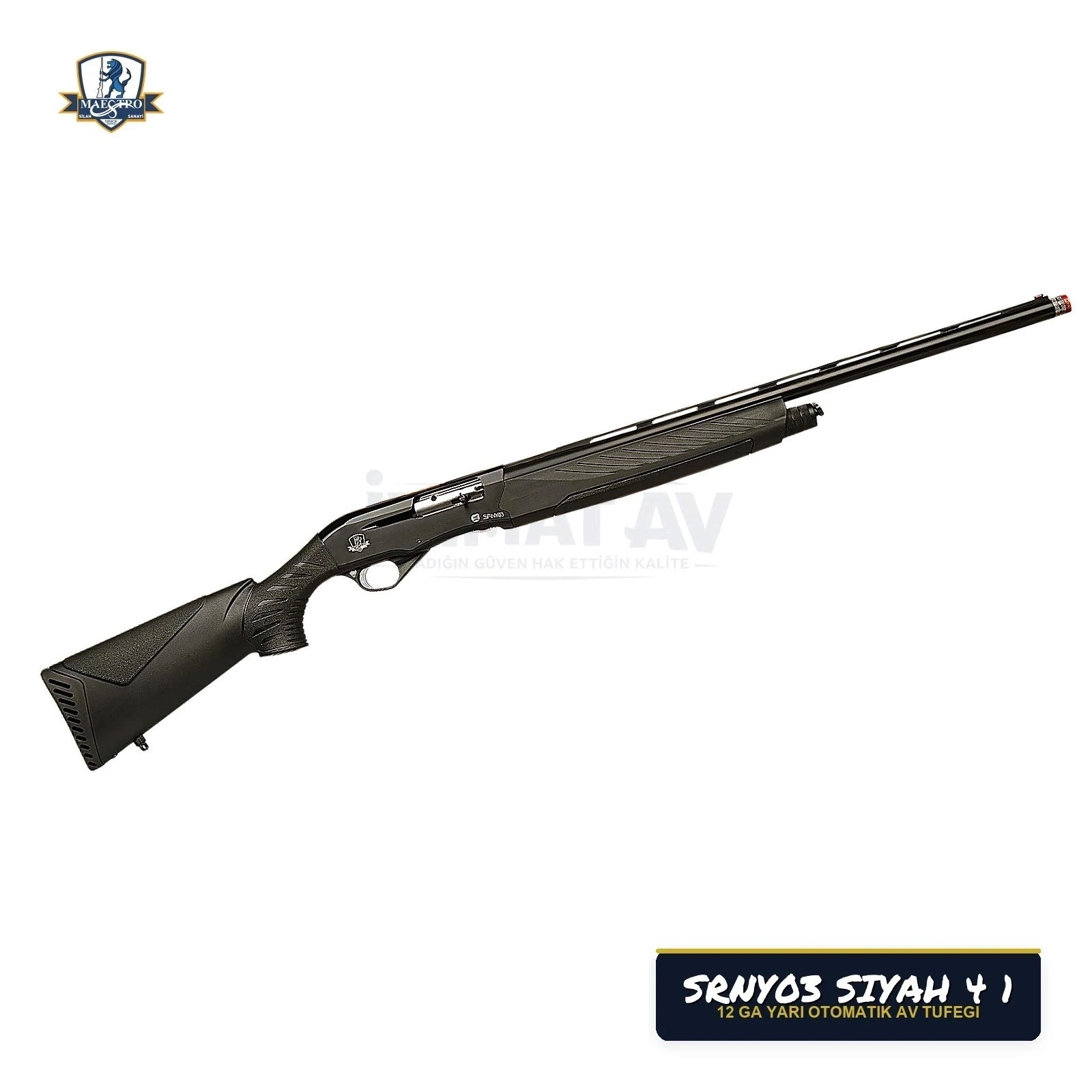Maestro Arms SRNY03 Siyah 4+1 12 Kalibre Yarı Otomatik Av Tüfeği