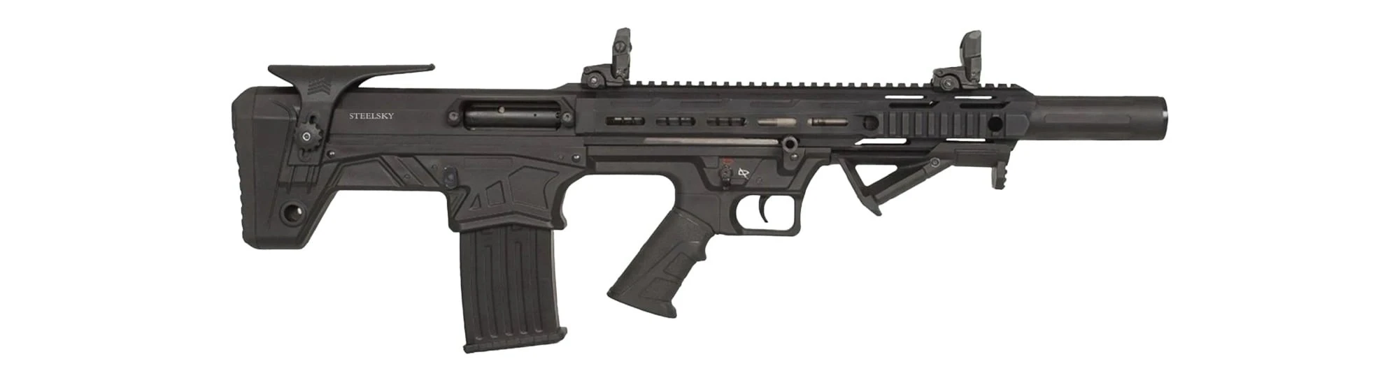Gökbörü Steelsky AG91 Kırmızı Red Edition Bullpup Şarjörlü Av Tüfeği (12 Kalibre - Özel Seri)