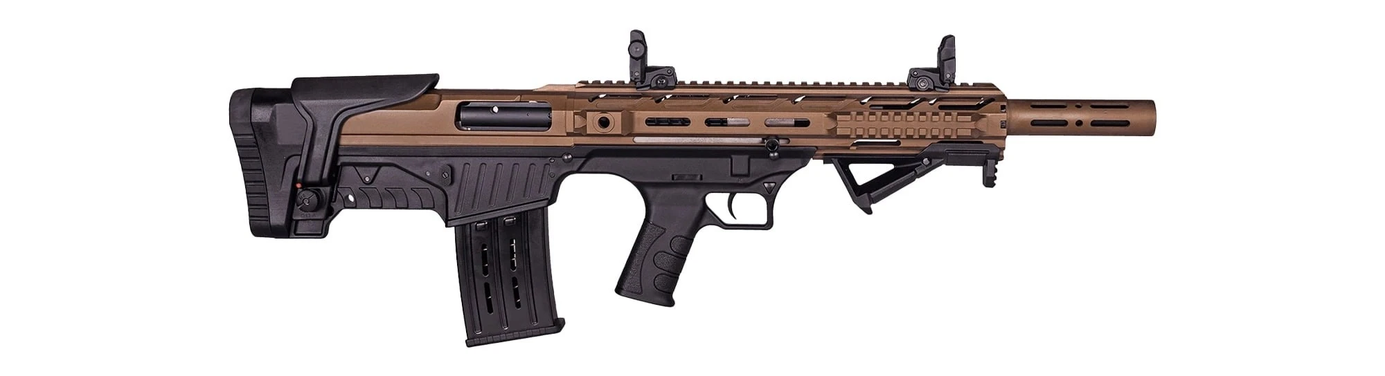 Gökbörü Steelsky AG91 Askeri Kamuflaj Bullpup Şarjörlü Av Tüfeği (12 Kalibre - Camo Kaplama)